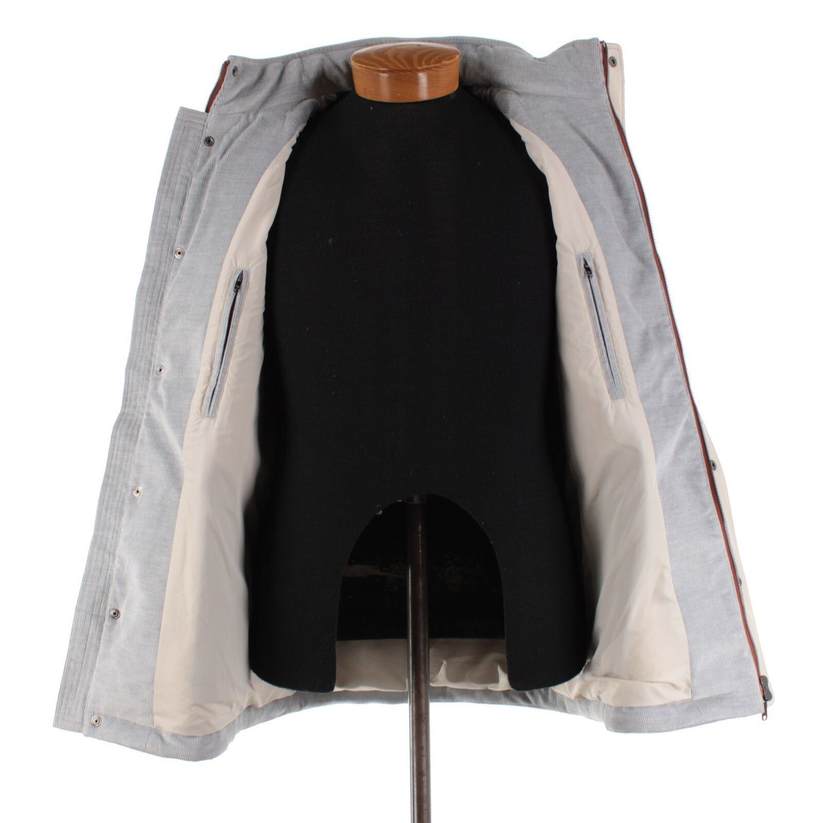 Luciano Barbera Luciano Barbera Jacket Size M US In Gray Cotton Blend Size US M / EU 48-50 / 2 - 8 Thumbnail