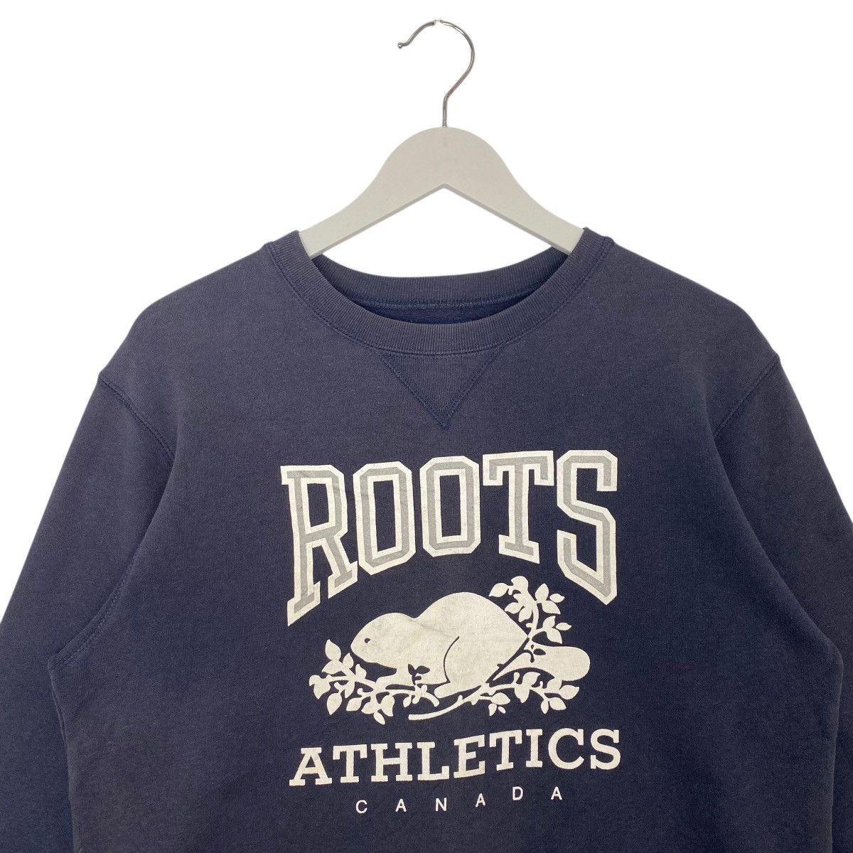 Vintage Vintage Roots Black Big Logo Crewneck Sweatshirt Size S Size US S / EU 44-46 / 1 - 4 Thumbnail