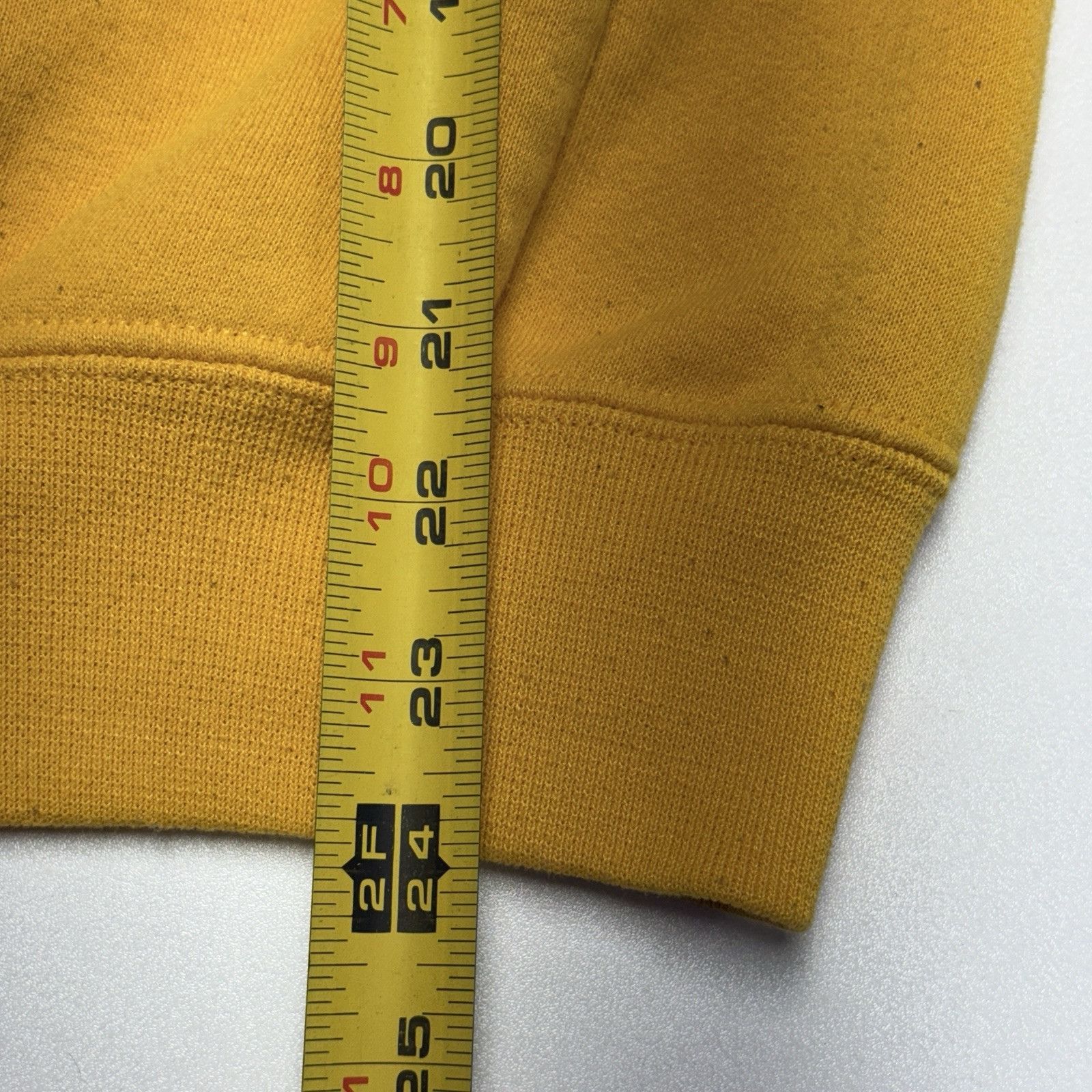 Vintage Vintage Bod Swimming Hoodie Sweatshirt Mens Small Yellow Y2K Size US S / EU 44-46 / 1 - 13 Thumbnail
