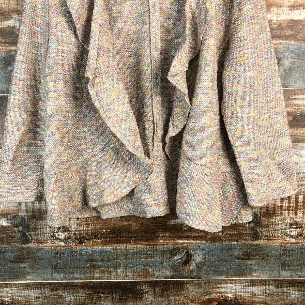 Japanese Brand Christian Aujard Liberte Pink Cardigan Knitwear #A2316 Size M / US 6-8 / IT 42-44 - 6 Thumbnail