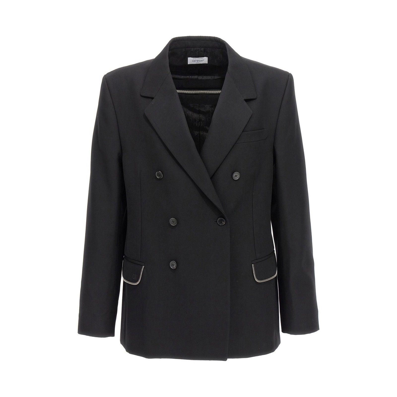OFF-WHITE Black Wool Blazer Jacket New & Authentic (Men's si