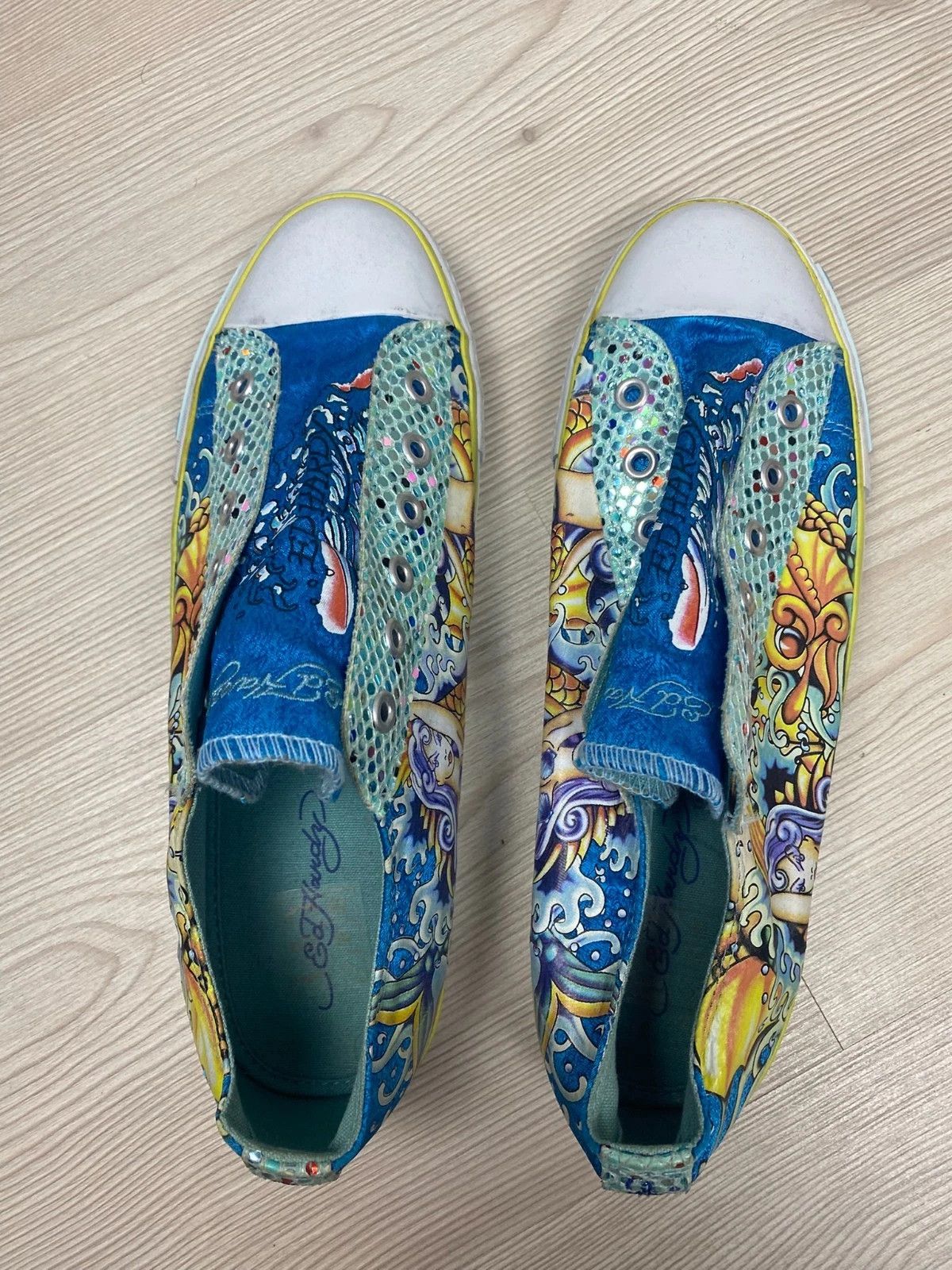 Ed Hardy Ed Hardy Shoes- UK 5.5 US 7 EUR 39 Minimal Wear Glitter Size US 7 / IT 37 - 4 Thumbnail