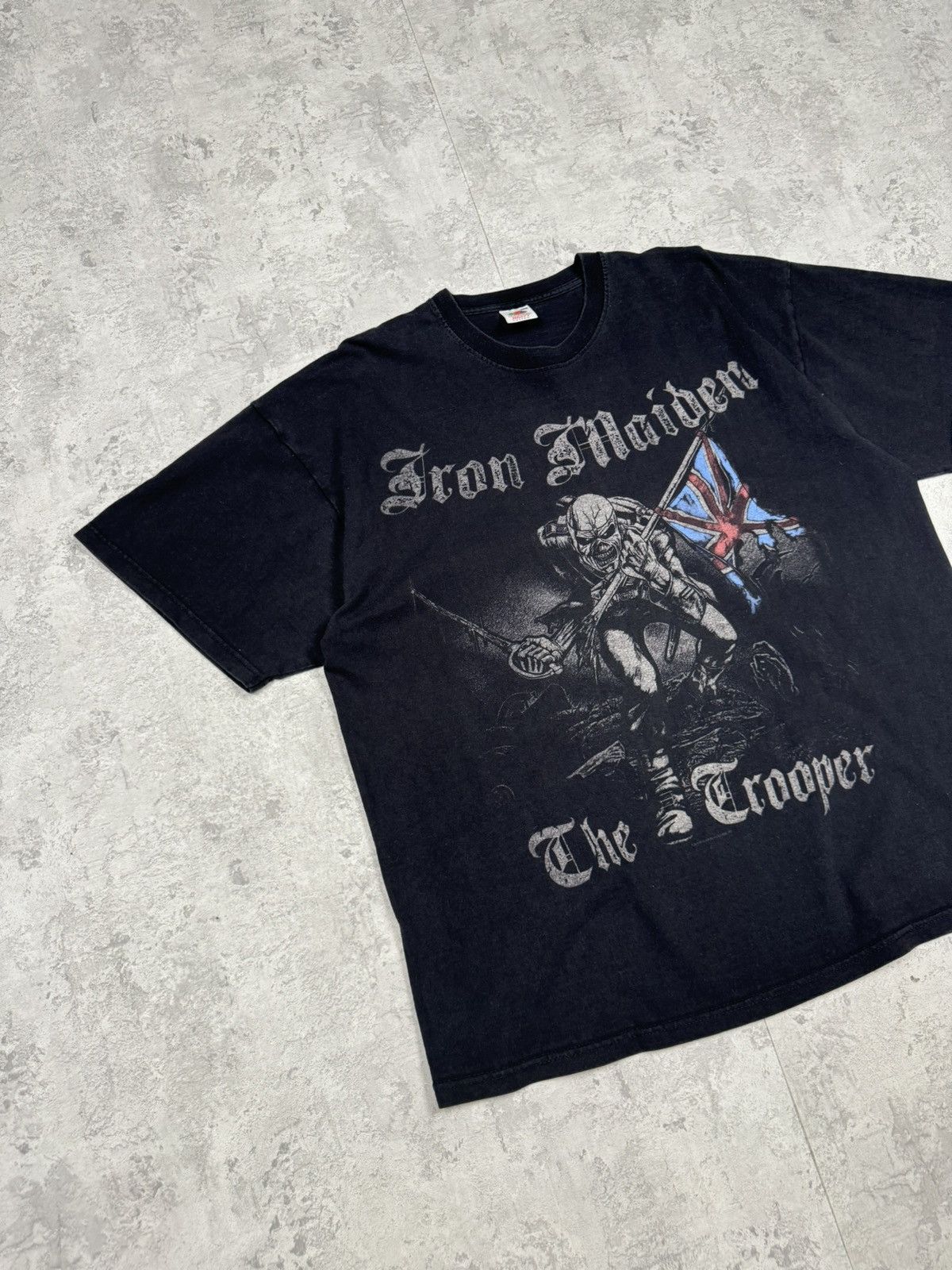 Iron Maiden Vintage Iron Maiden The Trooper T-shirt Big Logo Size XXL Size US XXL / EU 58 / 5 - 2 Thumbnail
