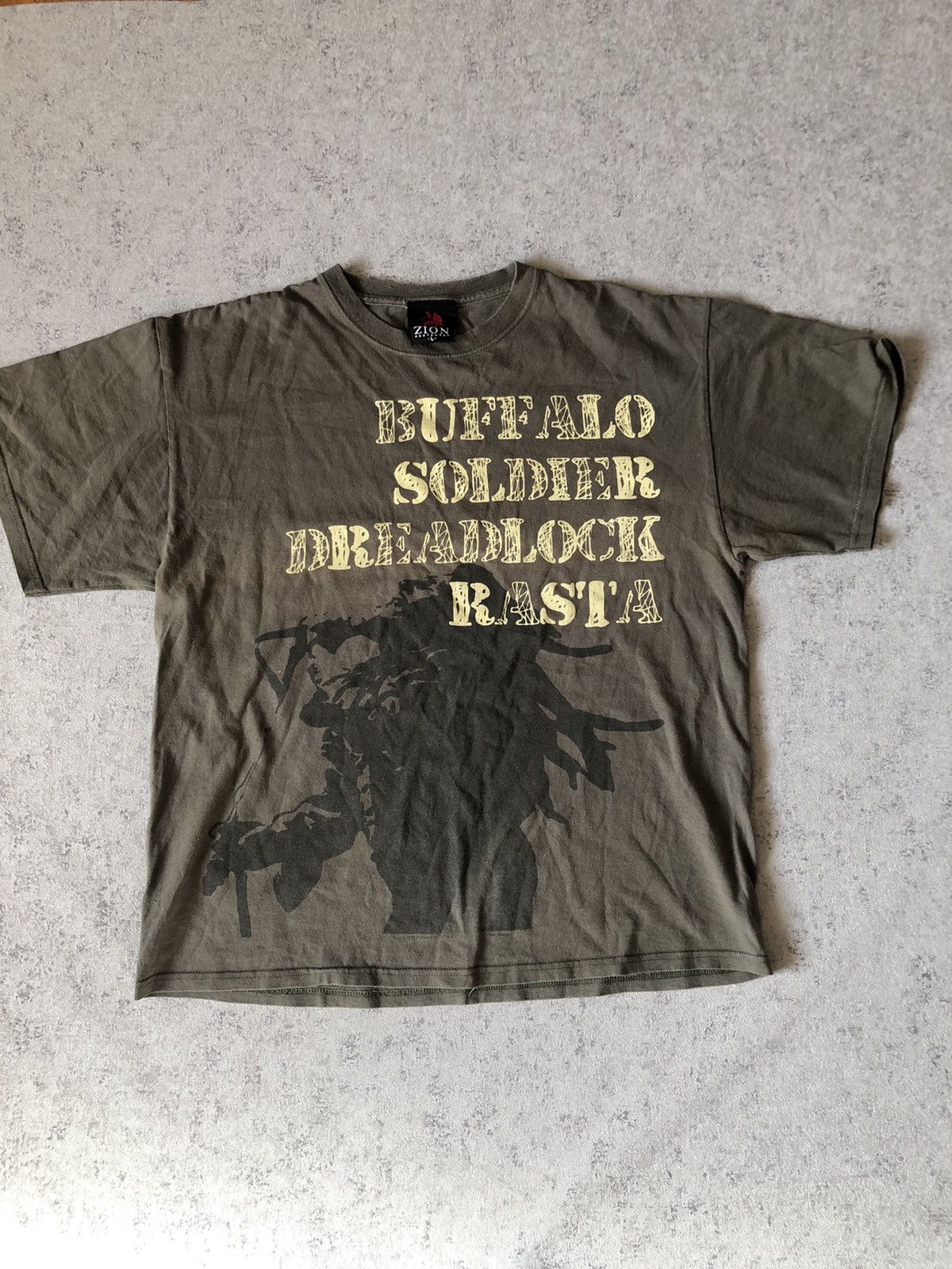 Band Tees × Bob Marley × Vintage VINTAGE ZION BOB MARLEY “ BUFFALO SOLDIER DREADLOCK RASTA” Size US L / EU 52-54 / 3 - 1 Thumbnail