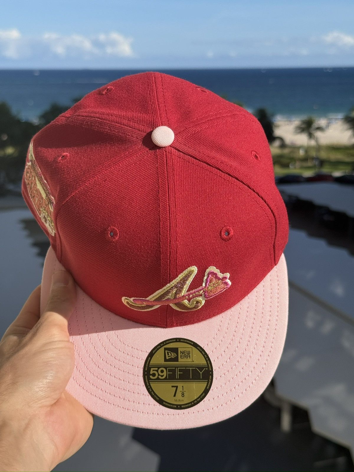 New Era New Era X Hat Club Atlanta Braves “Pulse of Life” Fitted Hat Size ONE SIZE - 2 Thumbnail