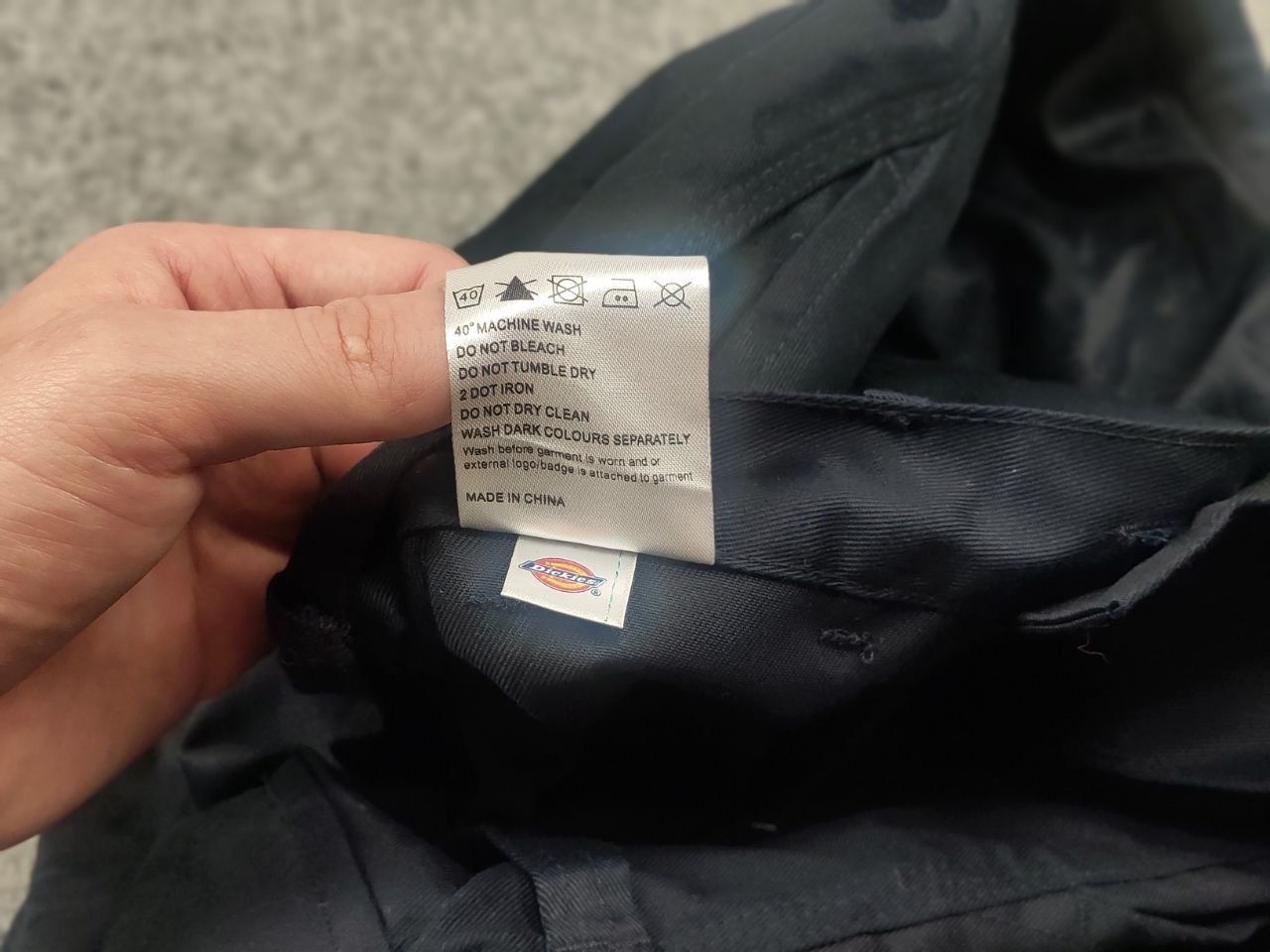 Dickies Vintage Dickies Navy Canvas Work Style Cargo Baggy Pants Y2K Size US 30 / EU 46 - 16 Thumbnail
