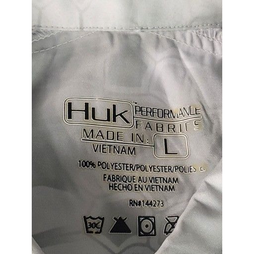 Other Huk Performance Button Up Shirt Men Sz L Andersons Lodge Fis Size US L / EU 52-54 / 3 - 8 Thumbnail