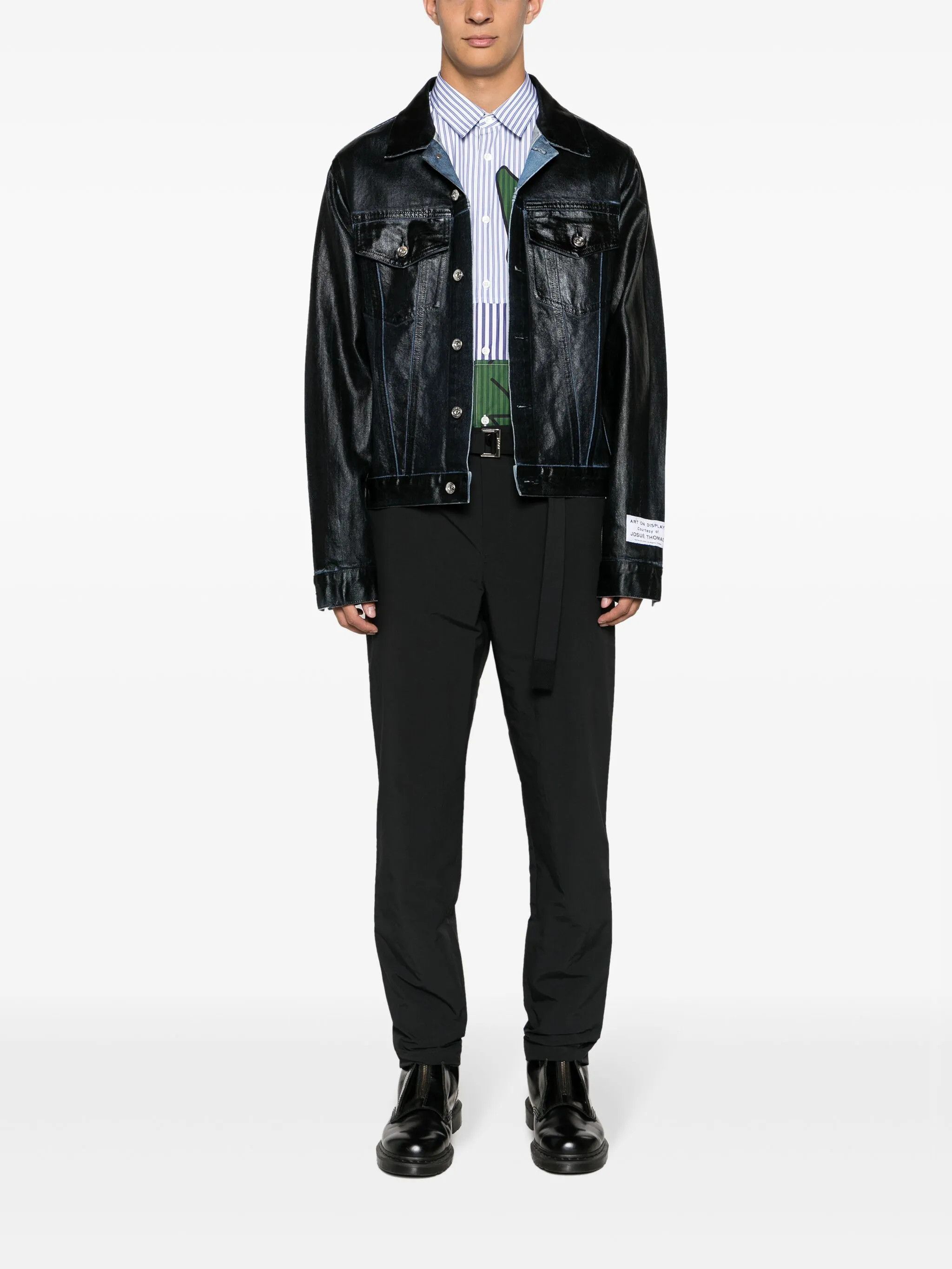 Sacai Matte Taffeta Pants Black Size US 30 / EU 46 - 4 Thumbnail