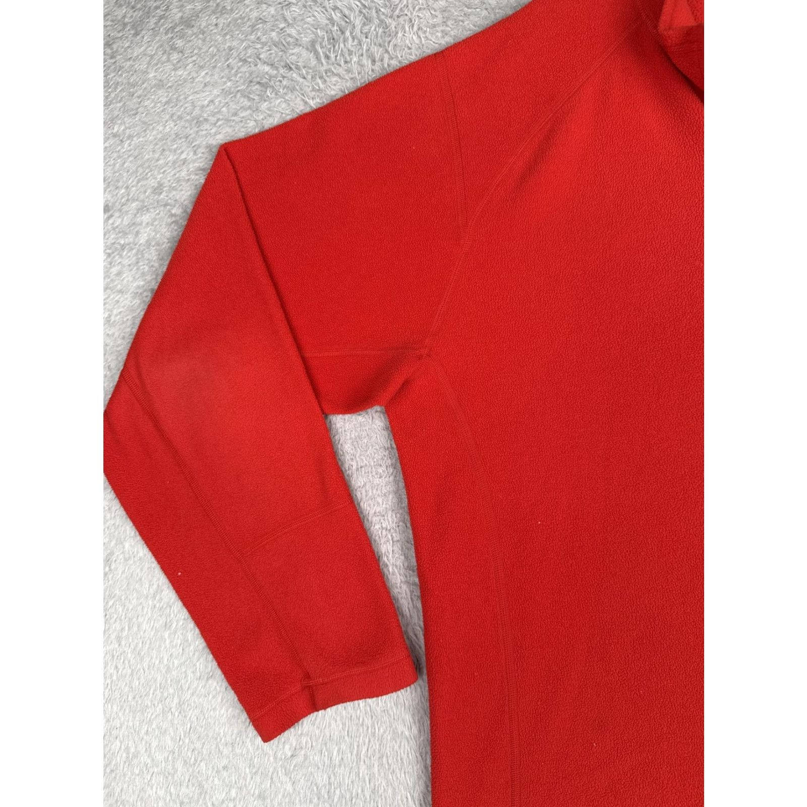 The North Face The North Face Sweater Men XL Red Fleece 1/4 Zip Chest Pocket Pullover Polyester Size US XL / EU 56 / 4 - 3 Thumbnail