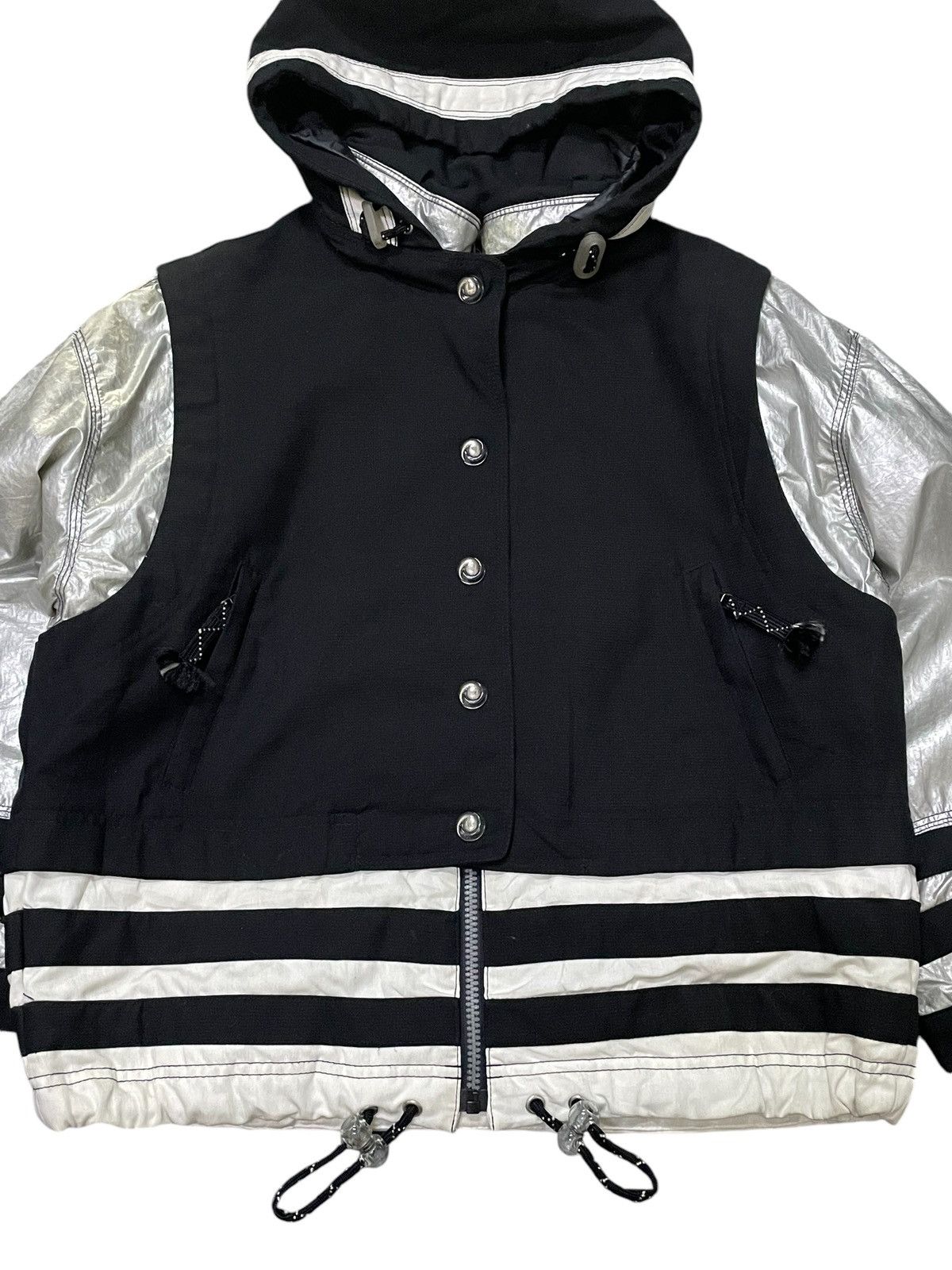 Salomon Vintage Salomon Astro Reflective Silver Coated Boxy Jacket Size US M / EU 48-50 / 2 - 8 Thumbnail