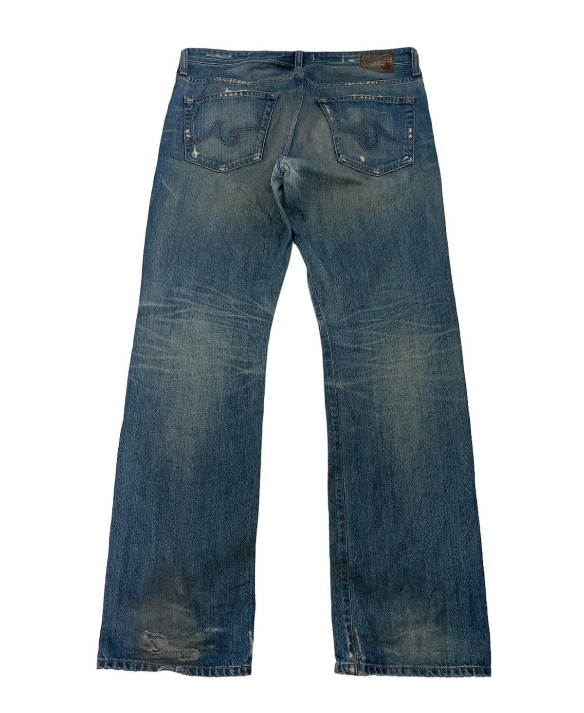 AG Adriano Goldschmied Adriano Goldschmied Slim Straight Leg Jeans Size US 36 / EU 52 - 2 Thumbnail
