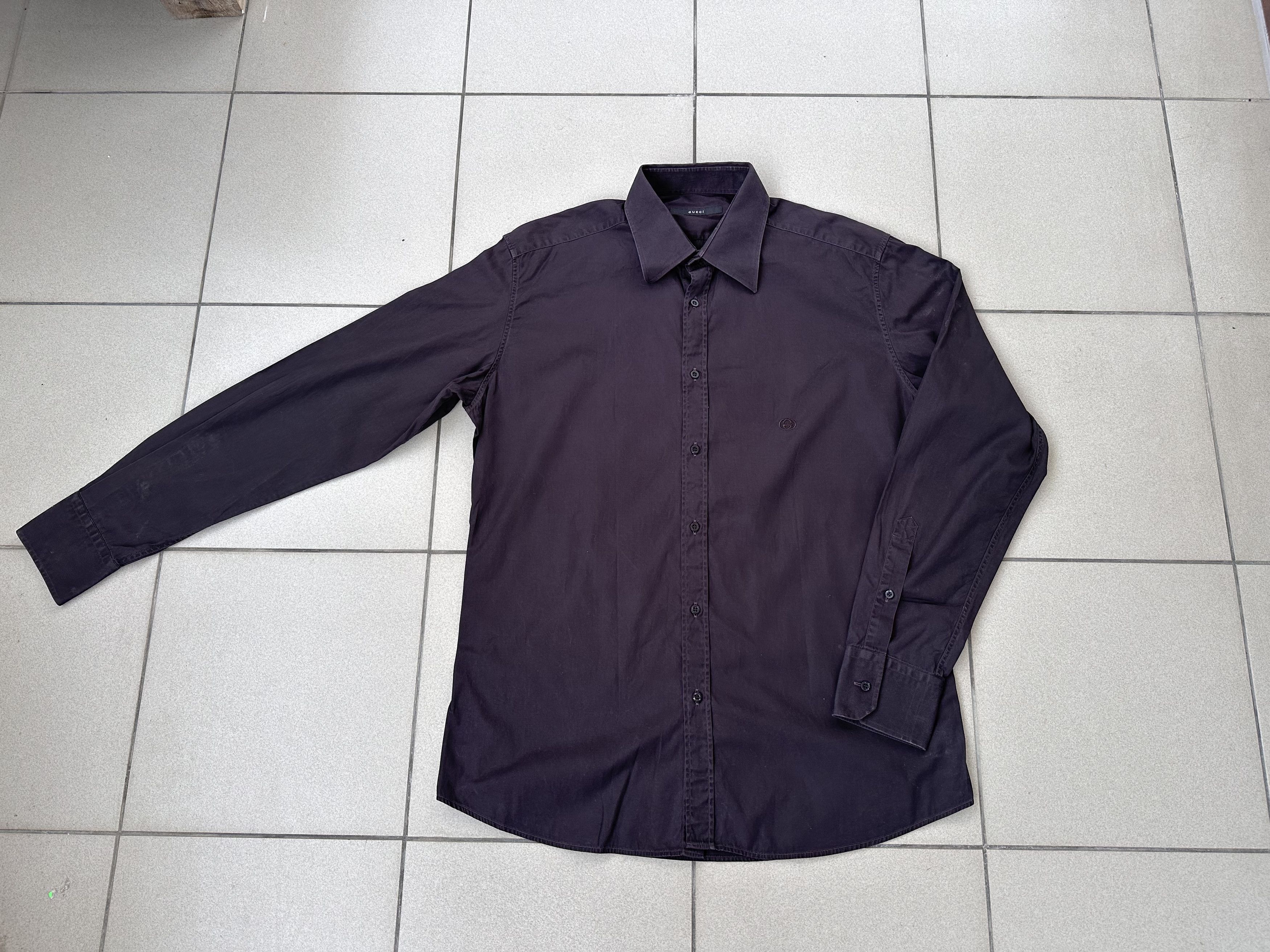 Gucci × Vintage Vintage Gucci elegant men button up shirt Size US L / EU 52-54 / 3 - 5 Thumbnail