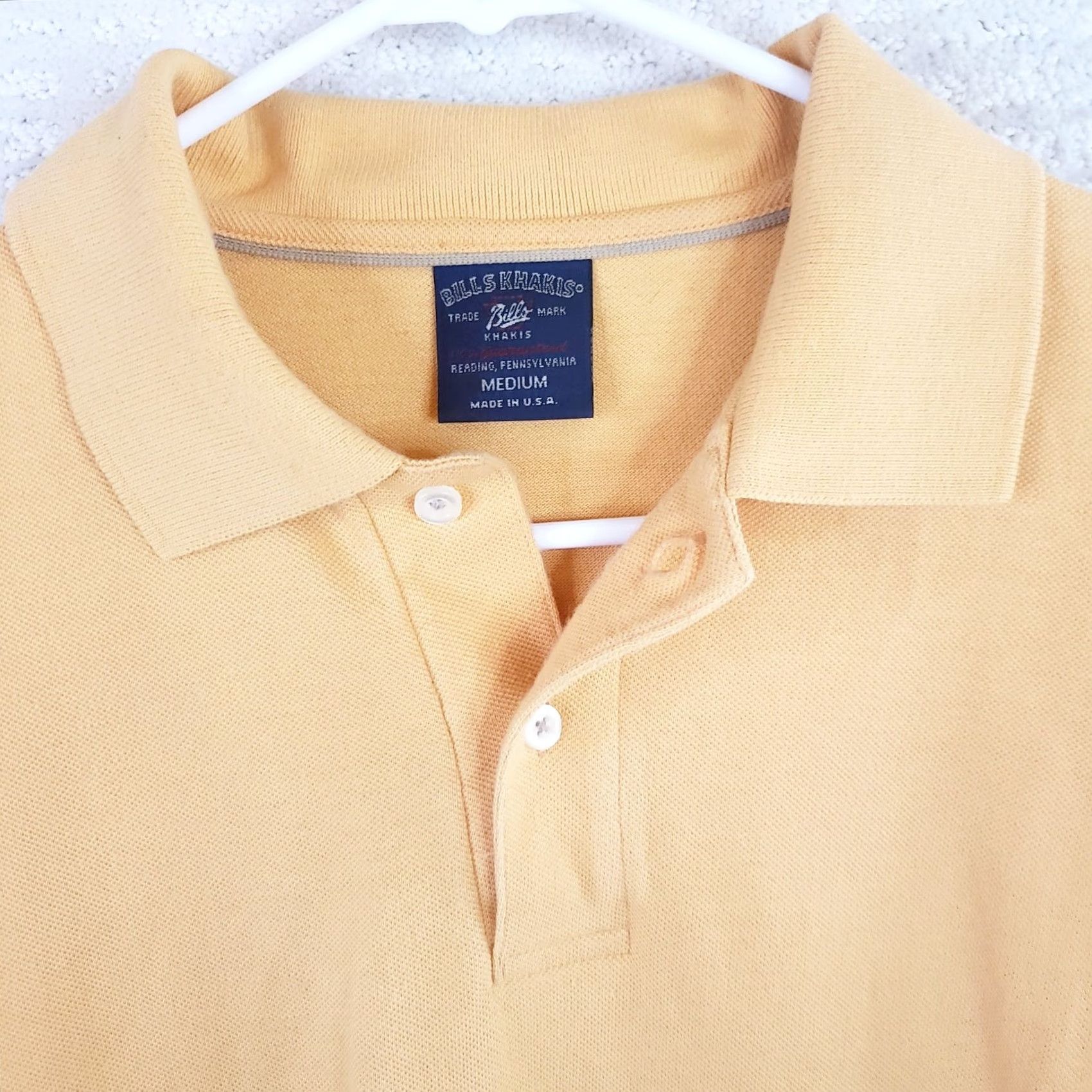 Bills Khakis Bills Khakis Polo Shirt Mens M Cantalope Orange Short Sleeve Cotton Polo Shirt Cantalope Orange Mens M Size US M / EU 48-50 / 2 - 4 Thumbnail