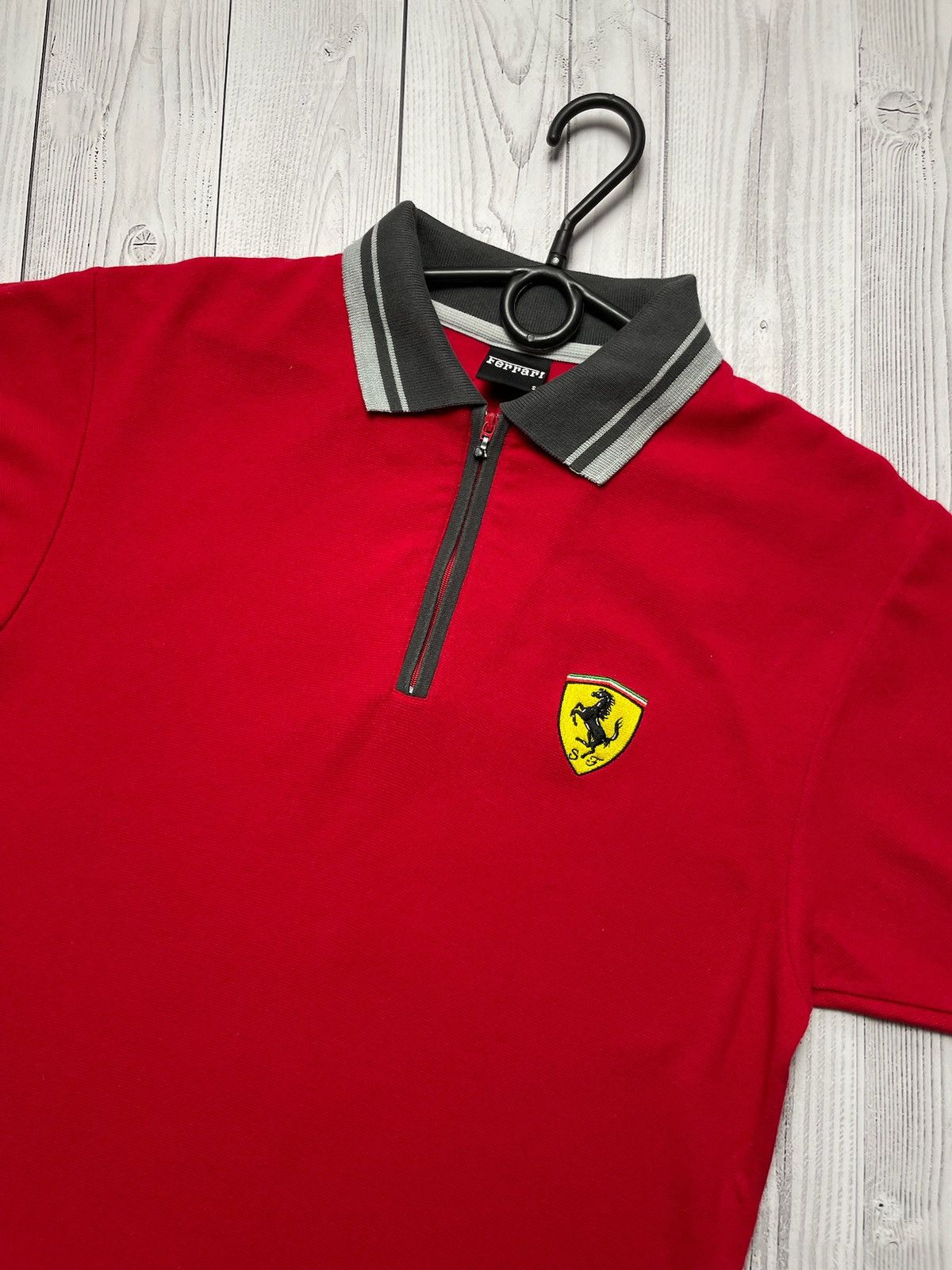 Ferrari Ferrari vintage racing polo shirt zip size S small Size US S / EU 44-46 / 1 - 2 Thumbnail