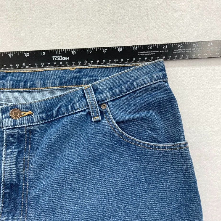 Wrangler Wrangler Premium Five Star Jeans Mens 42x30 Medium Wash Blue Denim Straight Leg Denim Jeans Size US 42 / EU 58 - 5 Thumbnail