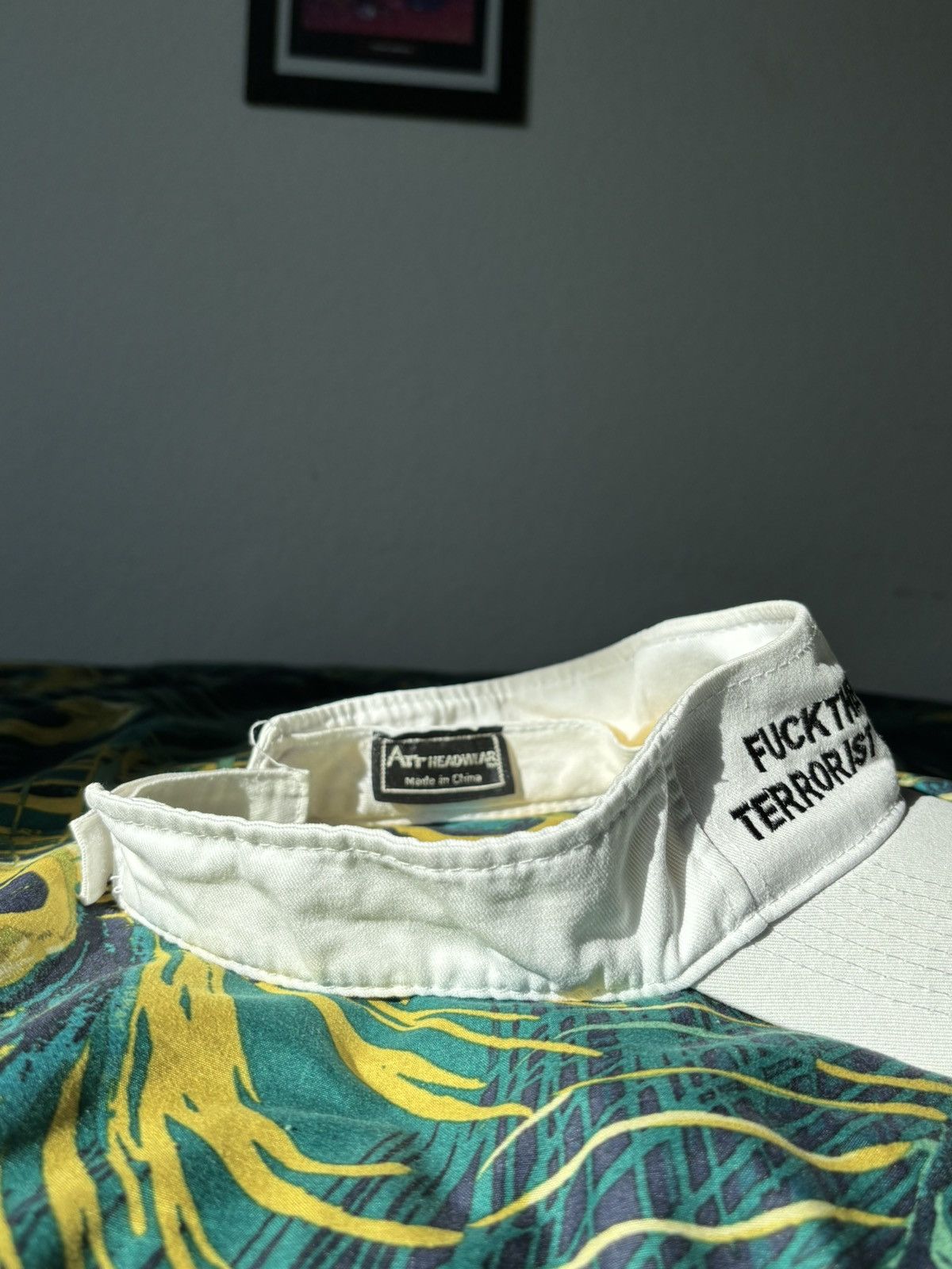 Fuck The Population FTP Fuck the population Terrorist Organization Visor Cap Size ONE SIZE - 2 Thumbnail