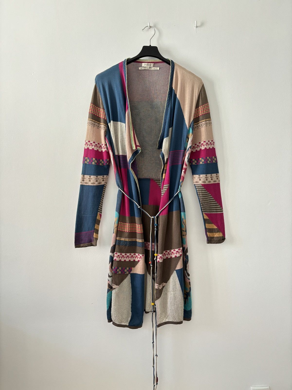 Other Ivko Jacquard Coat Gunta Pattern Size XS / US 0-2 / IT 36-38 - 1 Thumbnail
