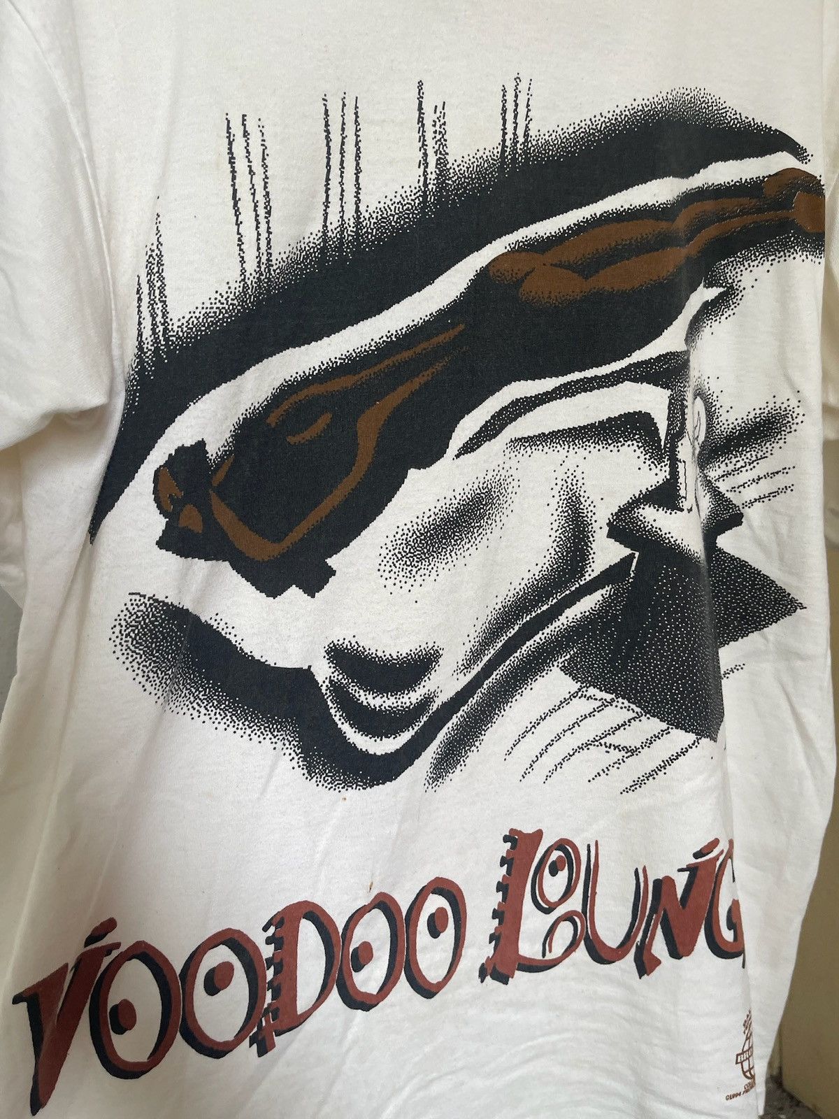 Band Tees × Vintage Vintage 1994 Rolling Stones Voodoo Lounge Balzout Tshirt Size US XL / EU 56 / 4 - 3 Thumbnail