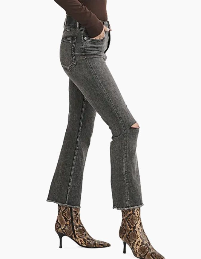 Rag & Bone Rag & Bone Serwholes Casey Ankle Flare Jeans Serephina Size 24" / US 00 / IT 34 - 2 Thumbnail