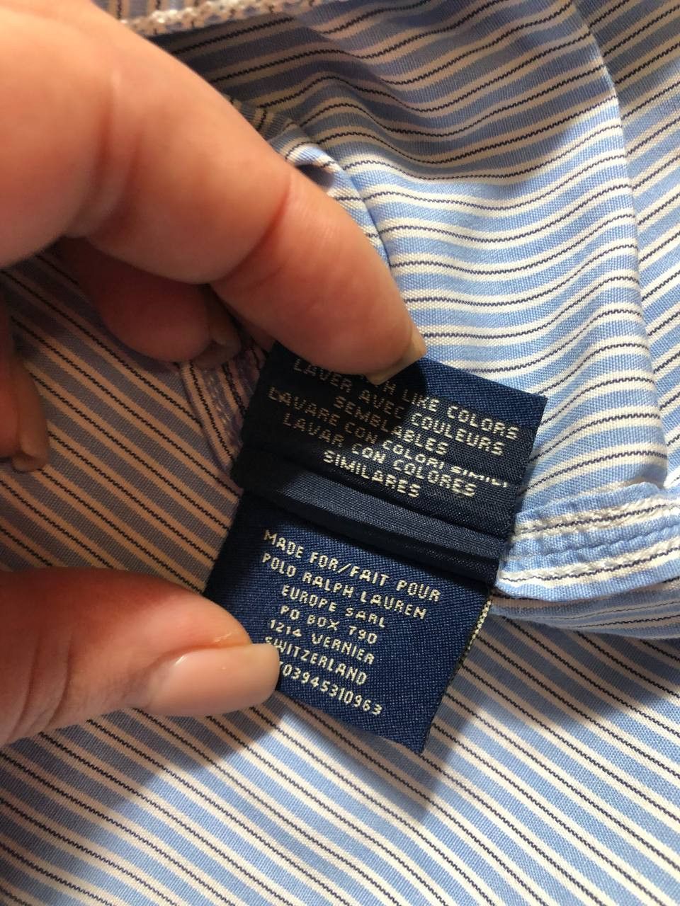 Polo Ralph Lauren × Ralph Lauren × Vintage Polo Ralph Lauren Vintage Mens Long Sleeve Striped Shirt Size US XL / EU 56 / 4 - 21 Thumbnail