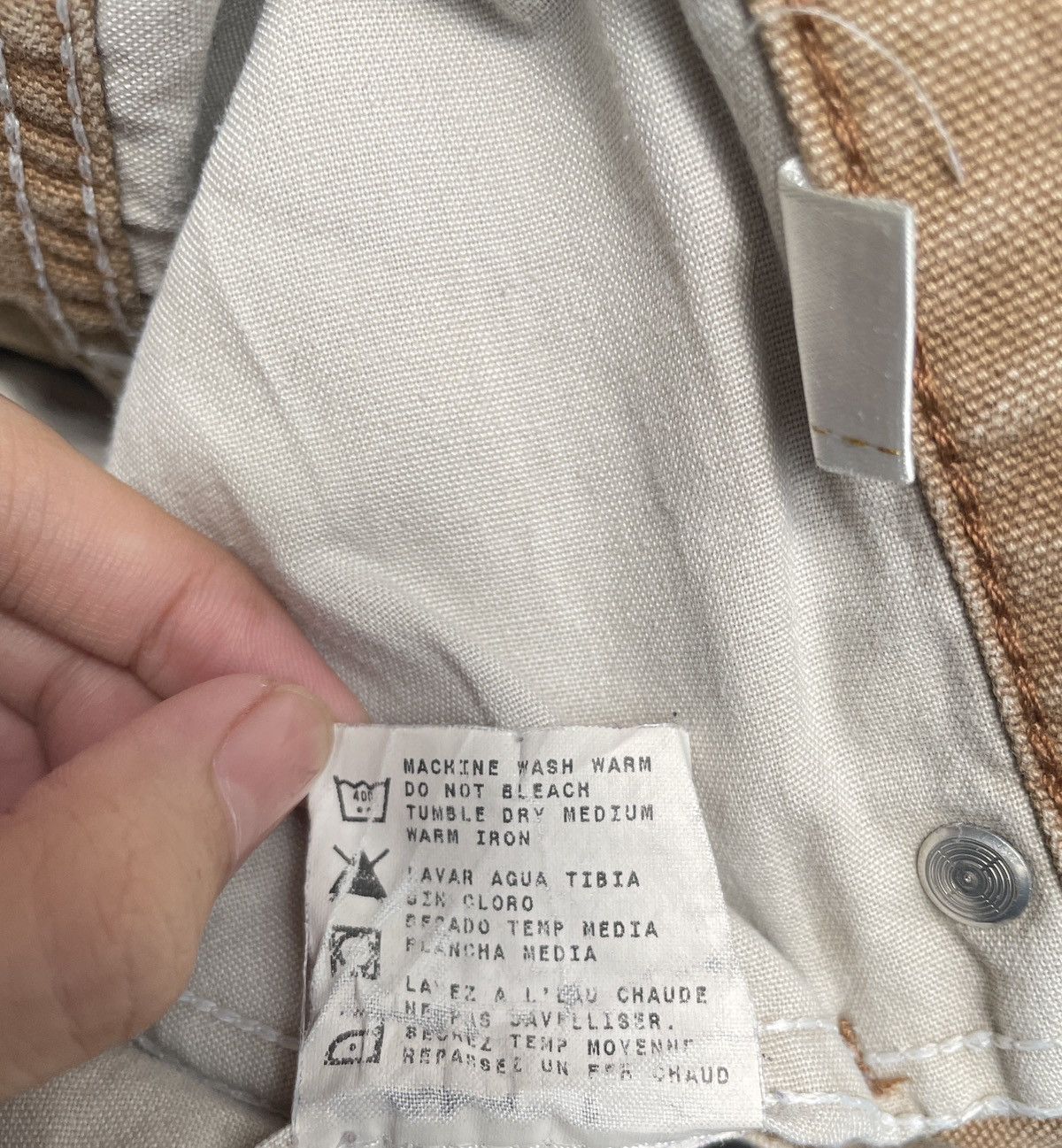 Dickies × Vintage Vintage Brand Dickies Distressed Pants 1990s Size US 33 - 17 Thumbnail
