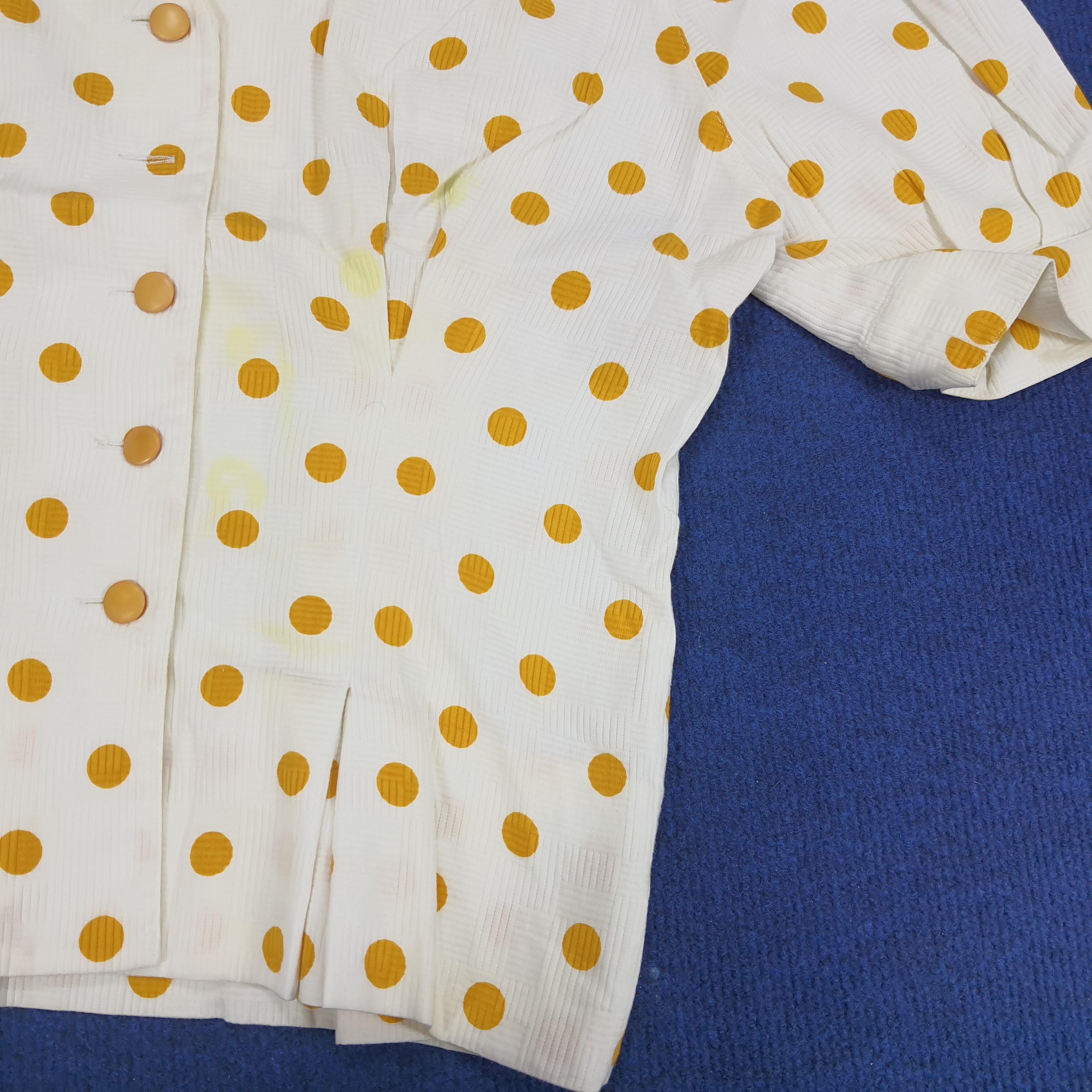 Christian Dior Monsieur × Vintage Vintage Christian Dior Pret A Porter Polka Dot Blouses Size S / US 4 / IT 40 - 7 Thumbnail