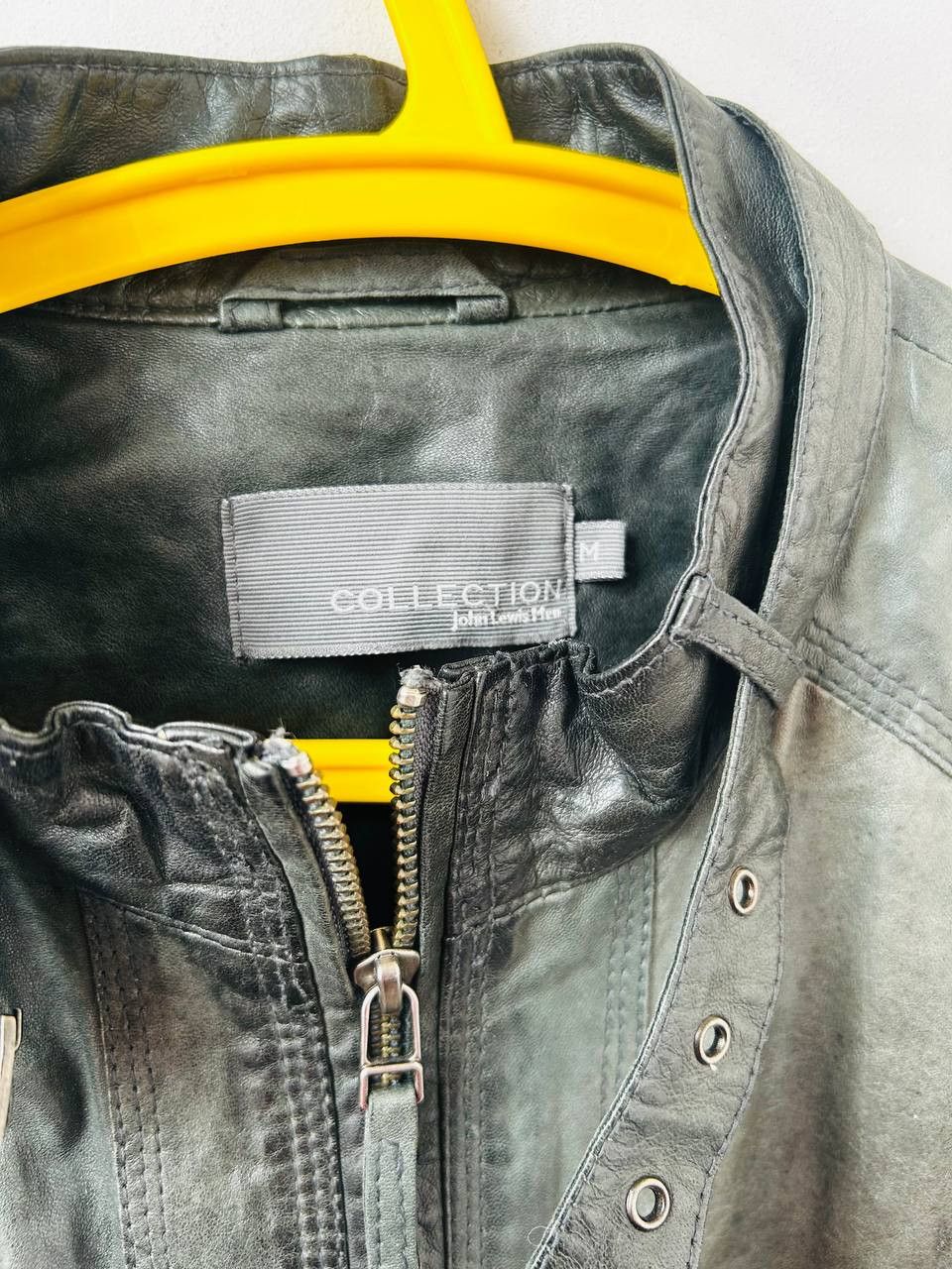 Leather John Lewis leather bomber #221 Size US M / EU 48-50 / 2 - 2 Thumbnail