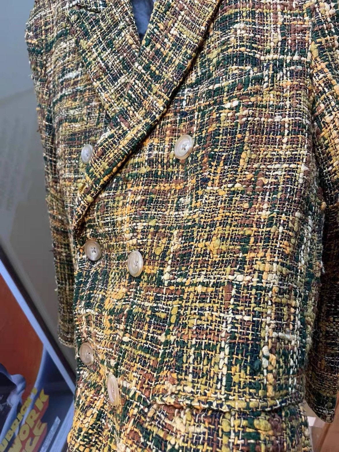 Yohji Yamamoto Yohji Yamamoto Pour Homme 89SS Silk&Linen Jacket-2508 Size US S / EU 44-46 / 1 - 4 Thumbnail