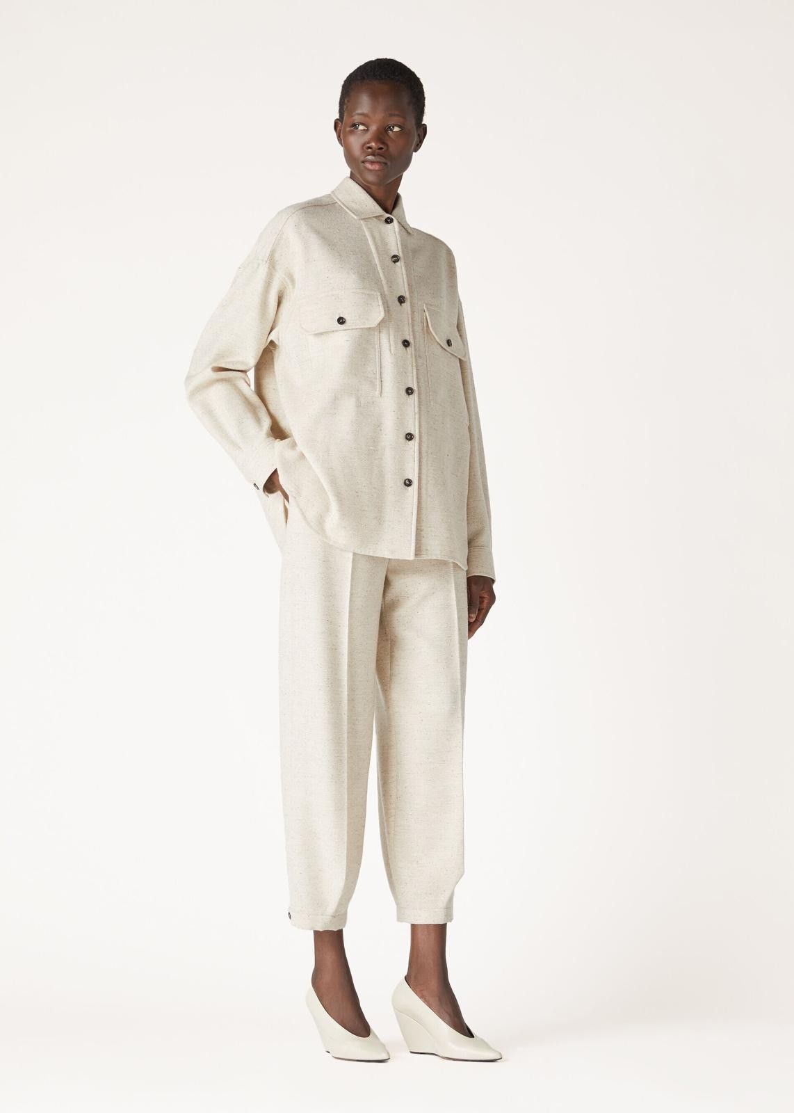 Loro Piana o1srvl11e1125 FAO4743 Dylan Trousers in Light Beige Size 28" / US 6 / IT 42 - 8 Thumbnail