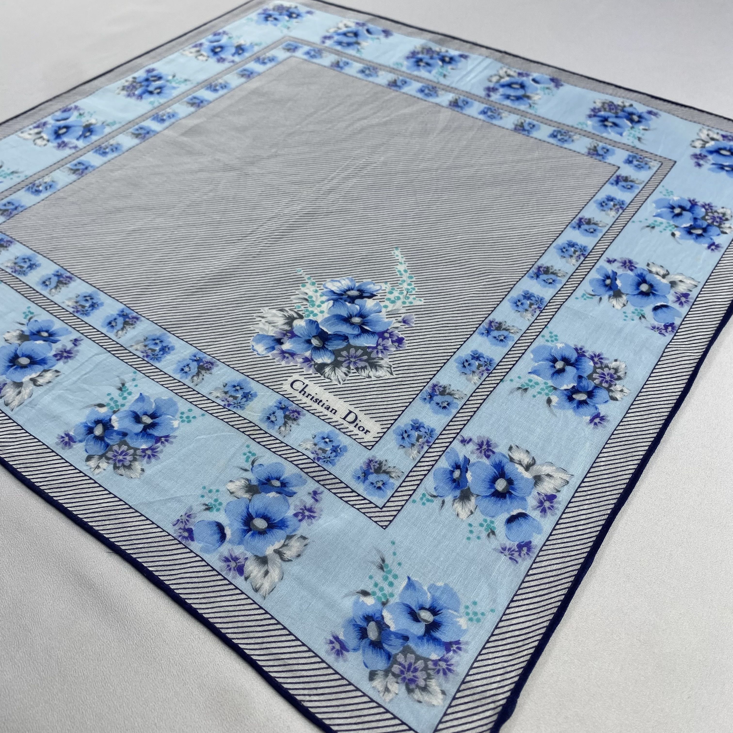 Vintage Christian Dior Monsieur Handkerchief / Neckerchief-P1322 Size ONE SIZE - 2 Thumbnail