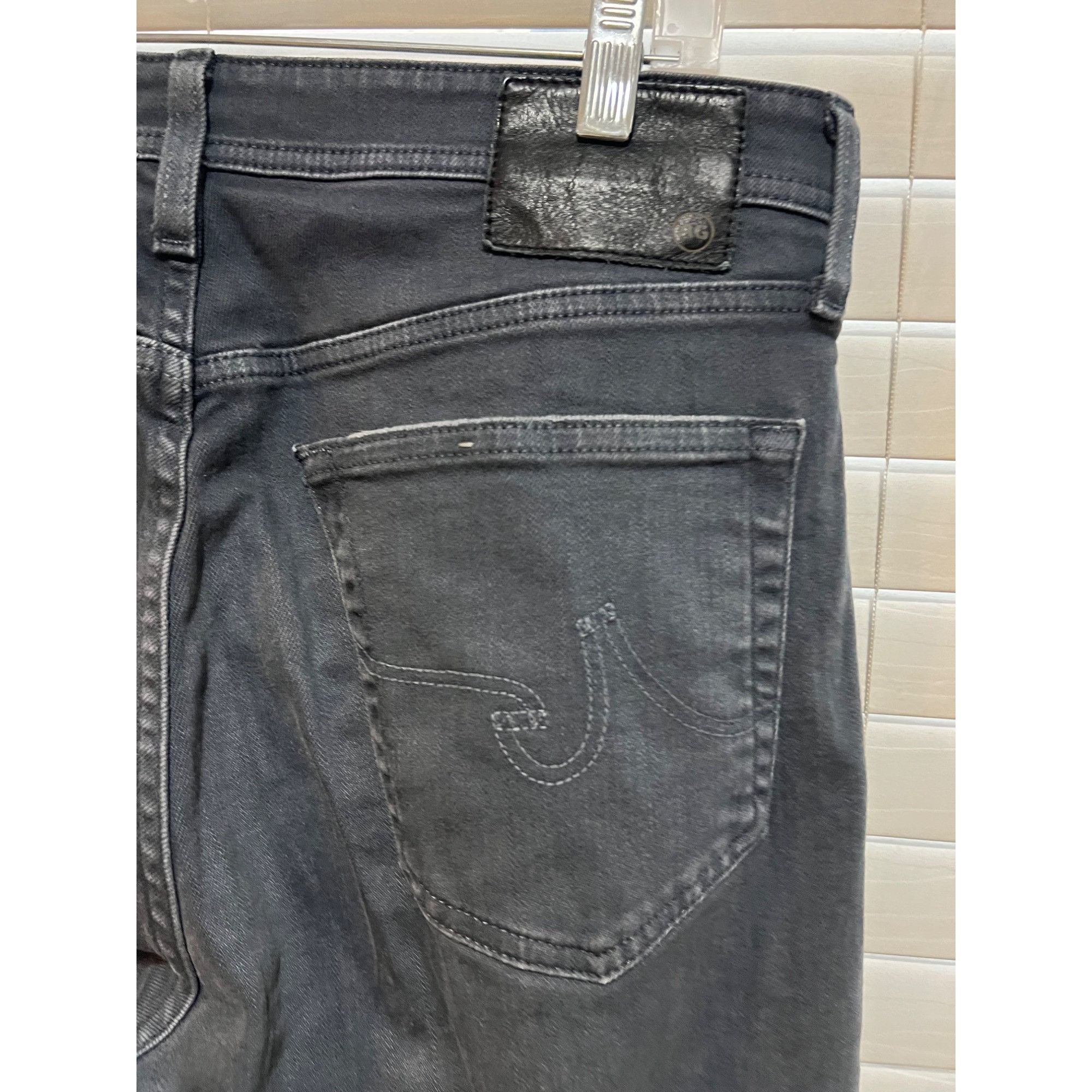 AG Adriano Goldschmied AG Adriano Goldschmied The Everett Slim Straight Jeans - Si Size US 33 - 4 Thumbnail