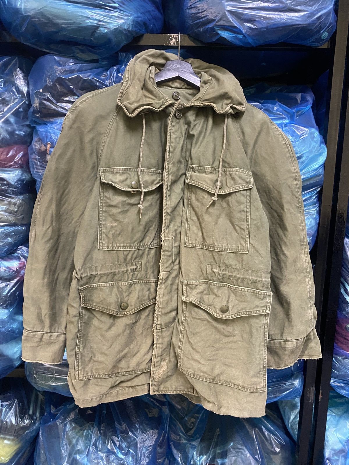 Other Vintage 60s John Ownbey M-51 Field Jacket OG-107 Army Green Size US XS / EU 42 / 0 - 1 Thumbnail