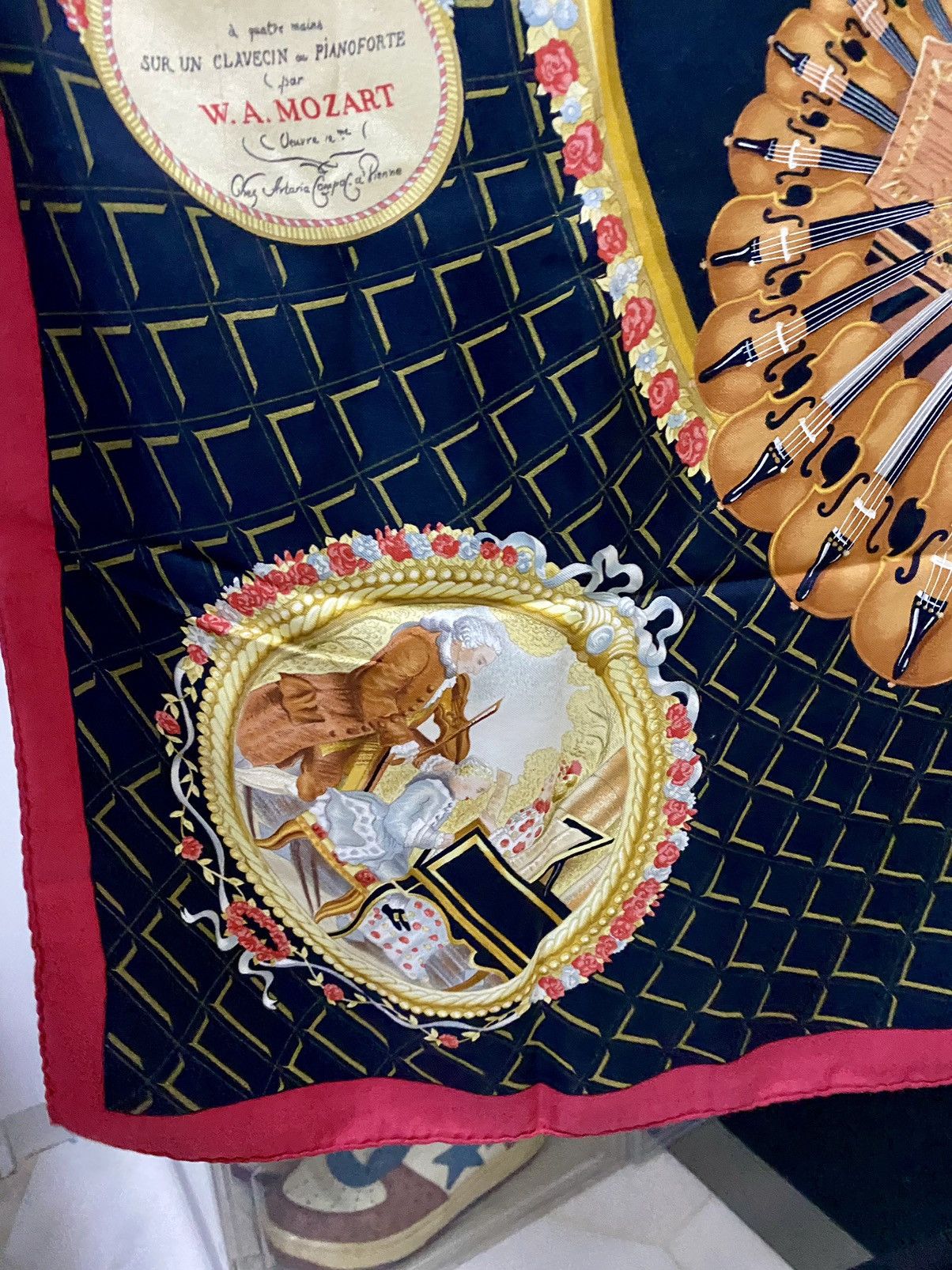 Hermes Rare Hermes Carre 90 "Wolfgang Amadeus Mozart" Silk Scarf Size ONE SIZE - 6 Thumbnail