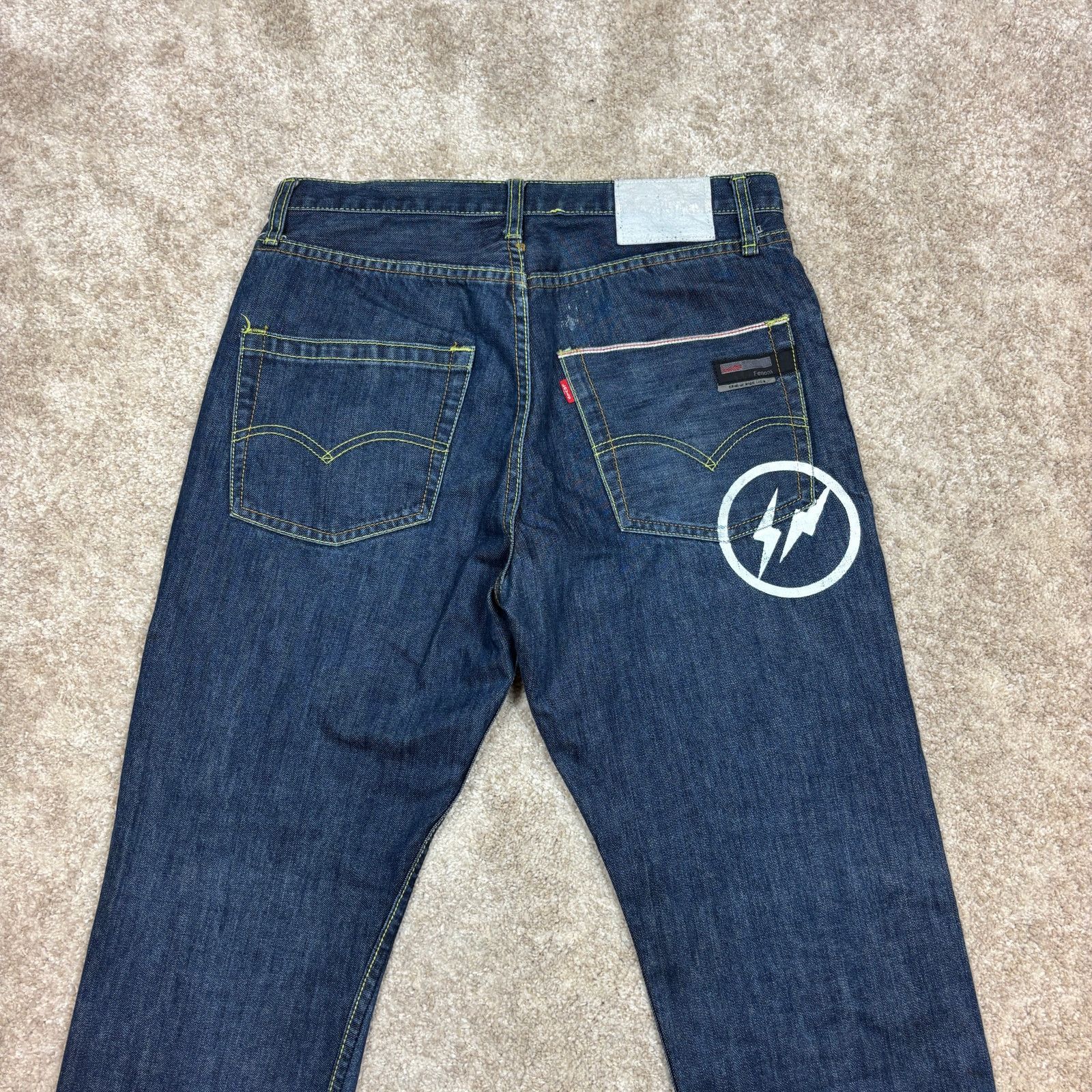 Fragment Design × Levi's Levi's Fenom Fragment Design 505 Jeans 09 Men's 31x32 Size US 31 - 2 Thumbnail
