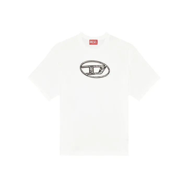 Diesel Diesel Oval-D Logo Short Sleeve T-Shirt 0079 Size US S / EU 44-46 / 1 - 1 Thumbnail