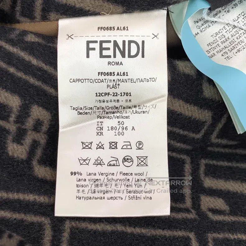 Fendi Fendi Color-block double F classic monogram printed wool h Size US M / EU 48-50 / 2 - 7 Thumbnail