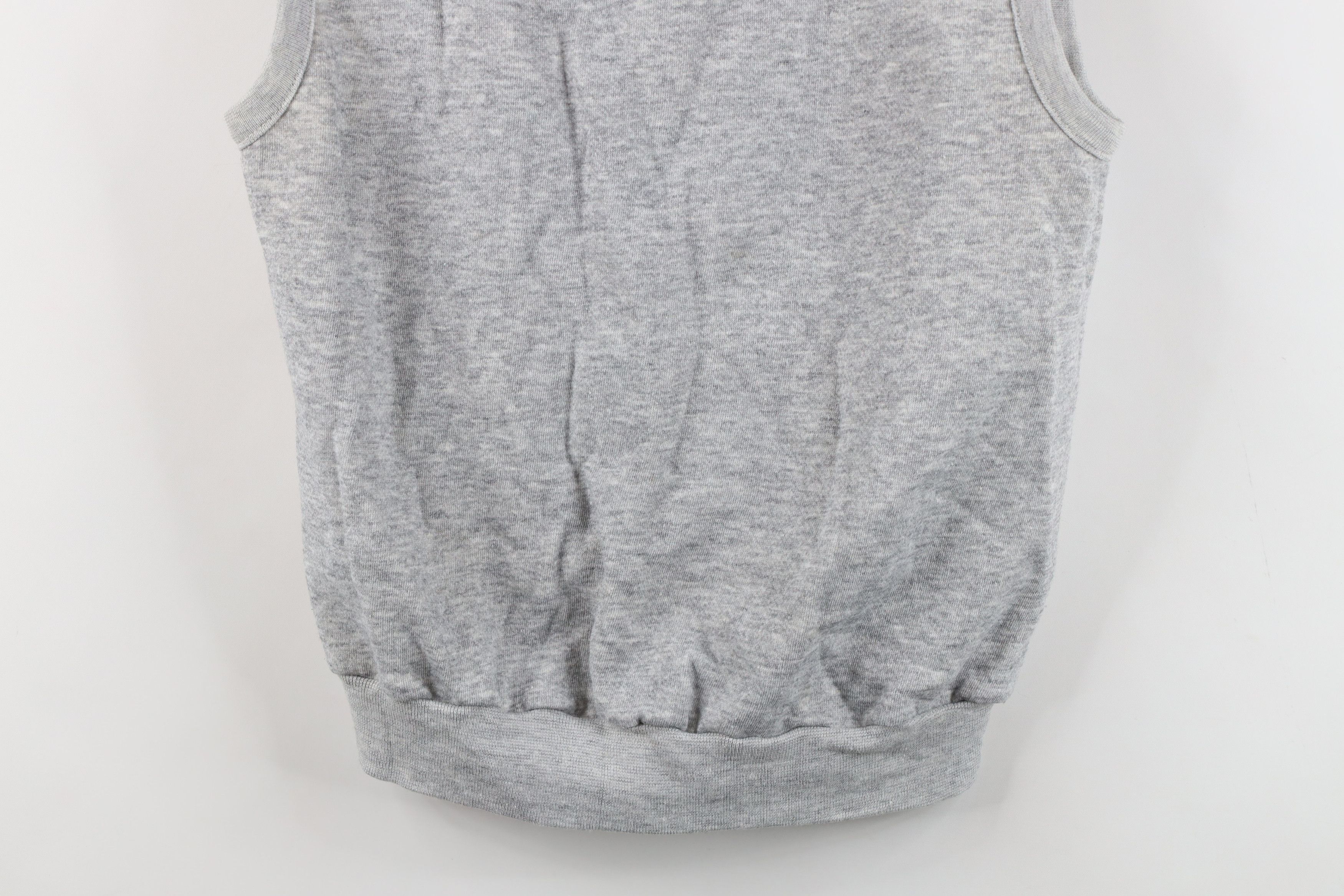 Vintage Vintage 70s Streetwear Sleeveless Sweatshirt Gray USA Size US S / EU 44-46 / 1 - 3 Thumbnail