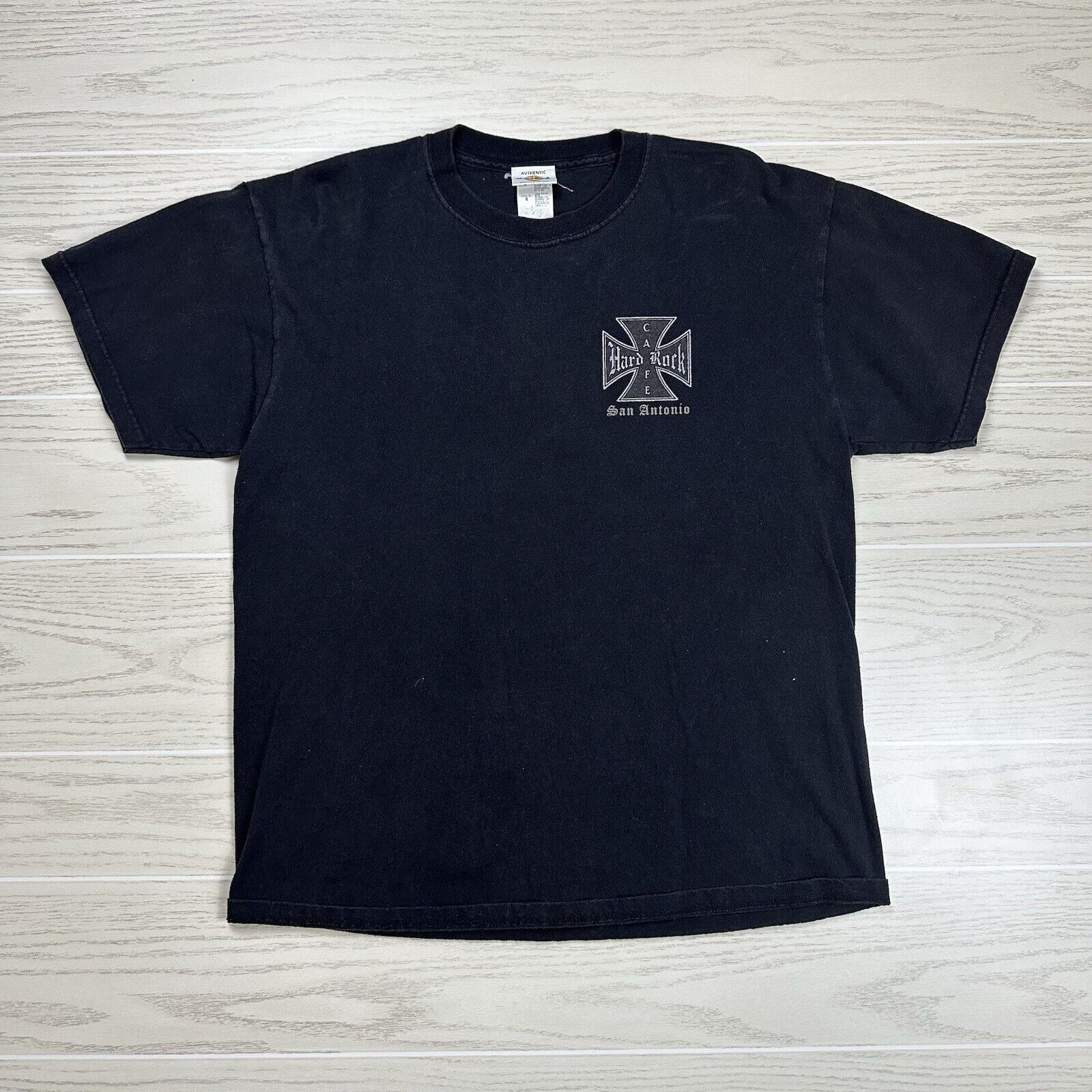 Hard Rock Cafe × Vintage Y2K Hard Rock San Antonio Biker Shirt Size US L / EU 52-54 / 3 - 1 Thumbnail