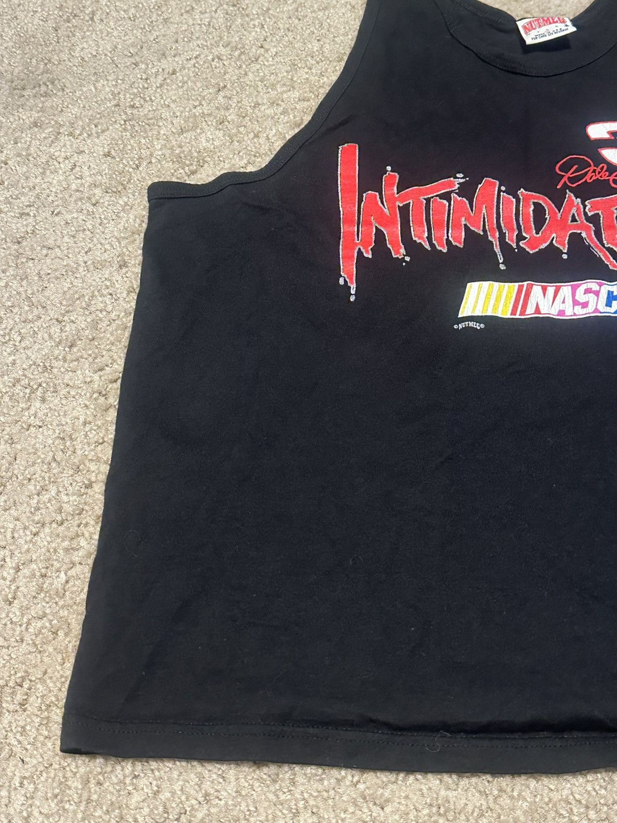 Nutmeg V Nutmeg NASCAR Tank Top XL “Intimidator” Dale Earnhardt #3 Size US XL / EU 56 / 4 - 8 Thumbnail