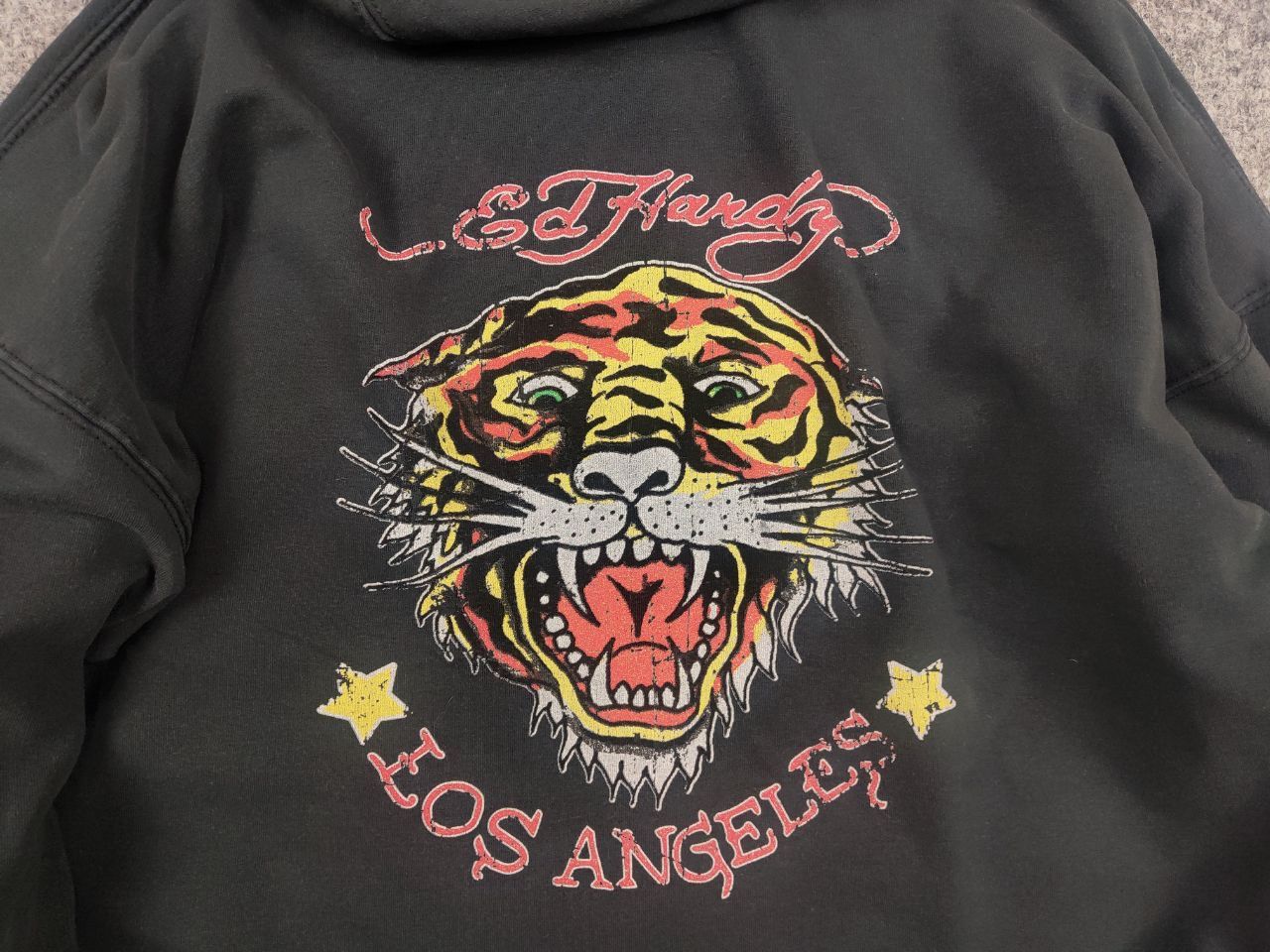Ed Hardy Ed hardy La Road Tiger Cropped Hoodie Vintage Y2K Style Size L / US 10 / IT 46 - 5 Thumbnail