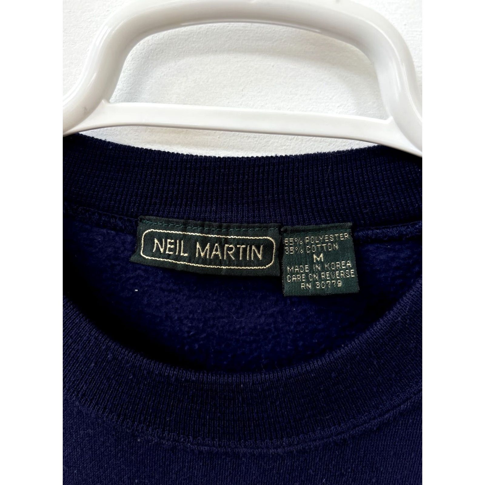 Vintage VINTAGE Neil Martin Golf Sweatshirt Mens Medium Blue Embroidered Crewneck Size US M / EU 48-50 / 2 - 3 Thumbnail