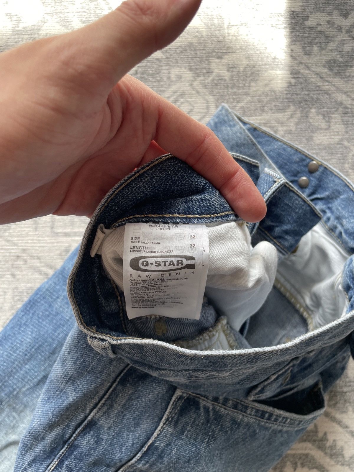 Vintage G star Vintage Jeans Faded Mud Washed Japanese Y2k Distresse Size US 32 / EU 48 - 11 Thumbnail