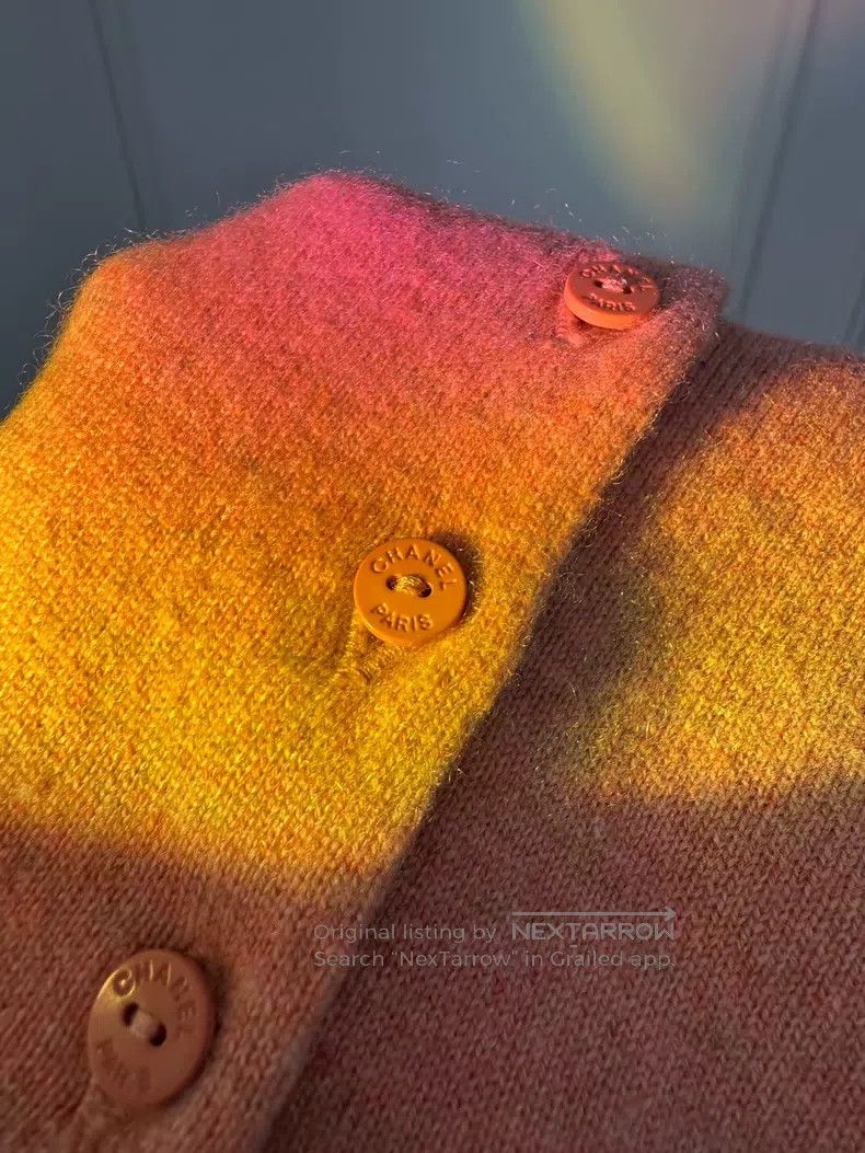Chanel Chanel 1997 cashmere knitted cardigan coat Size S / US 4 / IT 40 - 4 Thumbnail