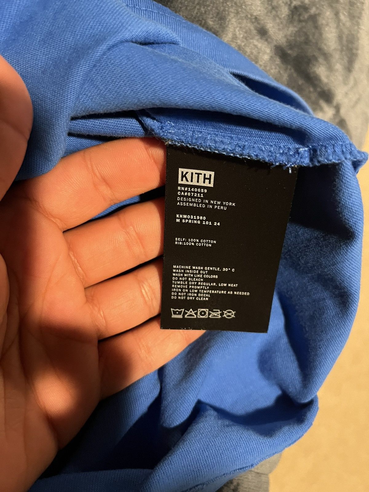 Kith × Ronnie Fieg Kith Blue Essentials Basic T Shirt Size US S / EU 44-46 / 1 - 6 Thumbnail