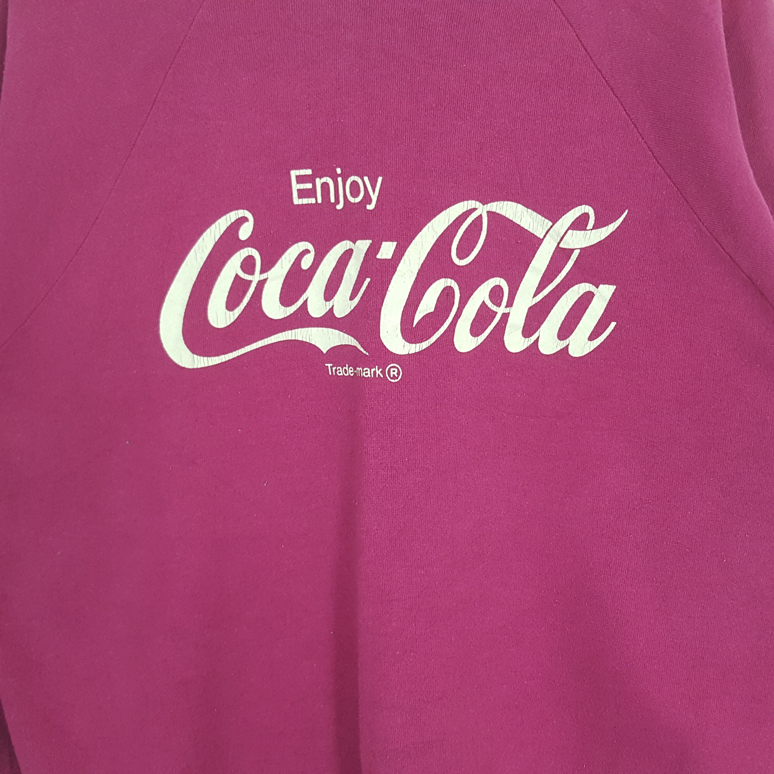 Coca Cola × Vintage Vintage Enjoy Coca Cola American Soda Drink Promo Sweatshirt Size US L / EU 52-54 / 3 - 2 Thumbnail