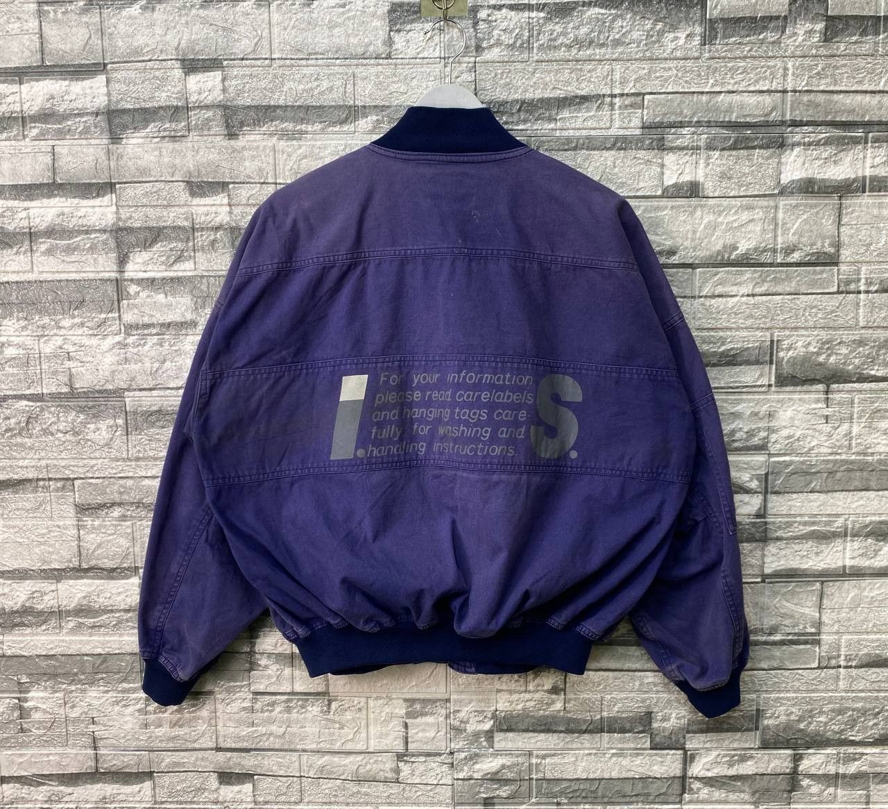 Issey Miyake WORN VINTAGE 80S ISSEY MIYAKE CARE INSTRUCTION FADED PURPLE Size US M / EU 48-50 / 2 - 1 Thumbnail