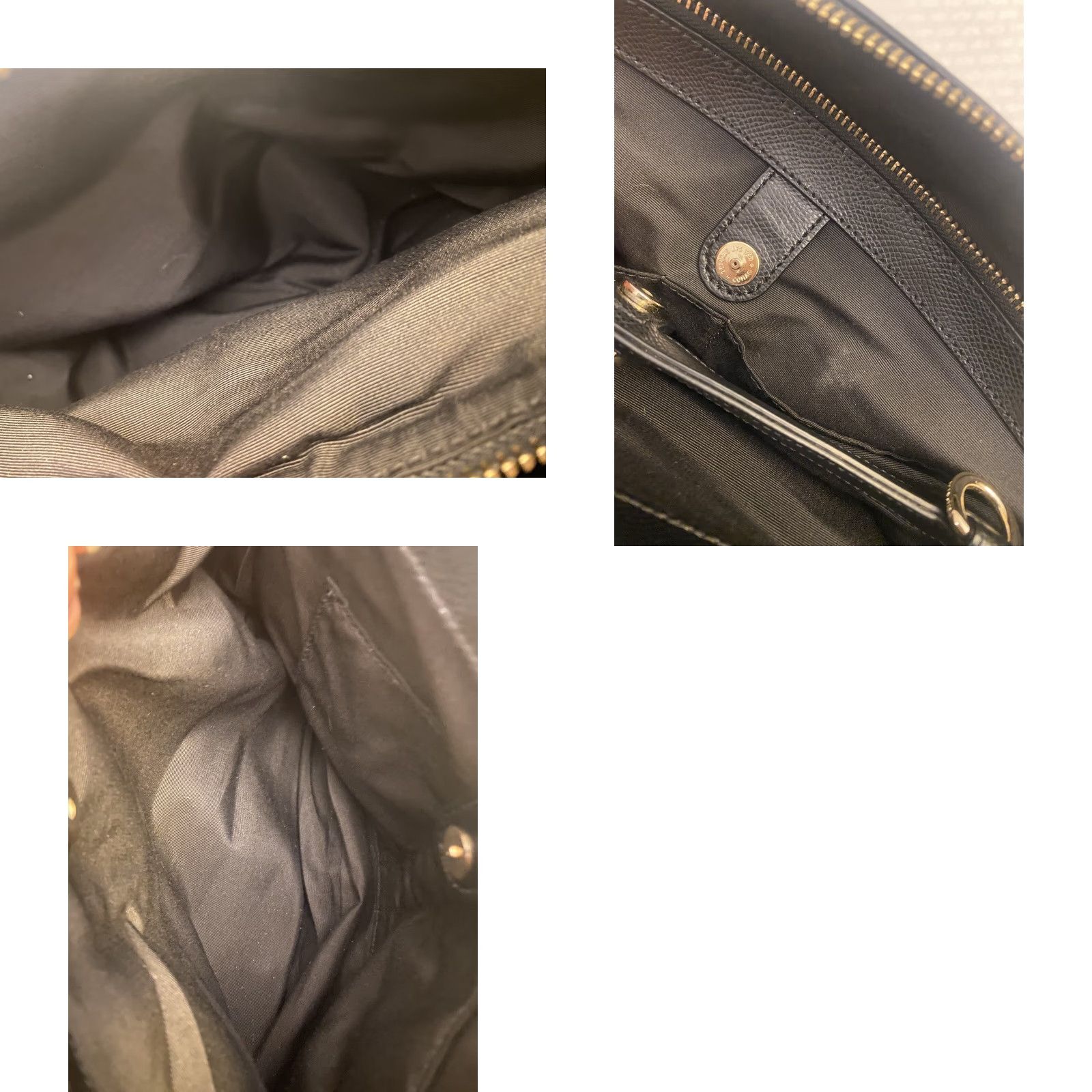 Coach VINTAGE? COACH Leather Double Zip Shoulder Bag Black Size ONE SIZE - 9 Thumbnail