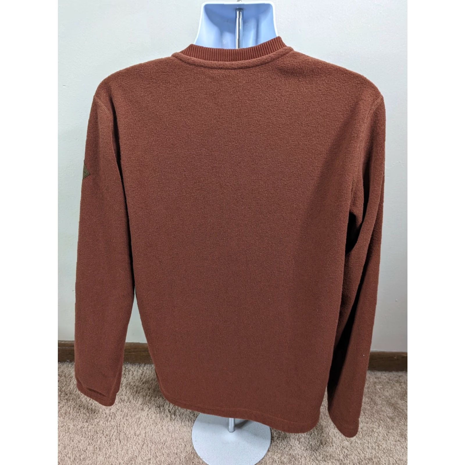 Eddie Bauer Eddie Bauer Sweatshirt Henley Men's M 3 Snap Terry Cloth Rust Orange Sweatshirt Mens"} Size US M / EU 48-50 / 2 - 6 Thumbnail