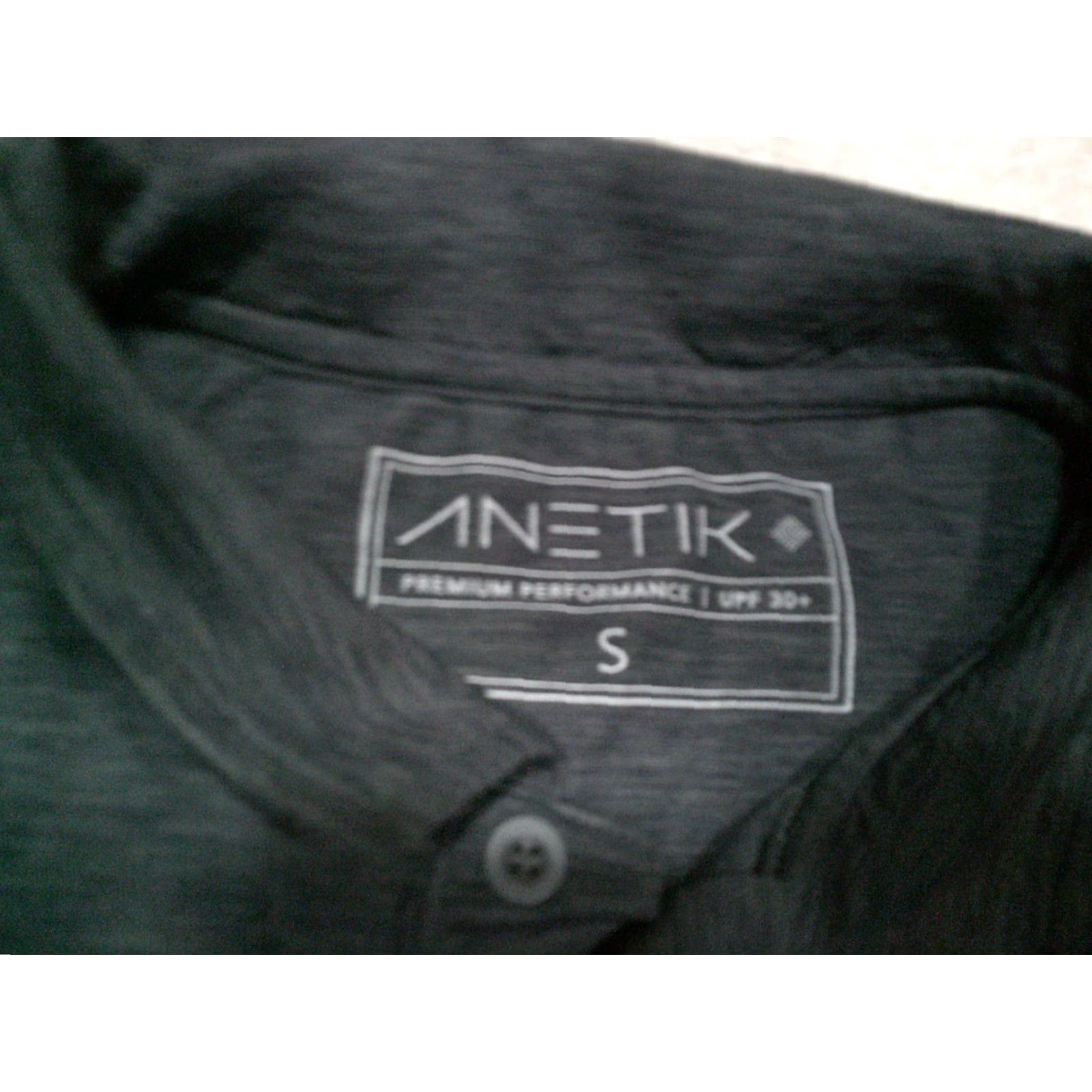 Vintage Anetik Polo Shirt Mens Small Gray UPF 30 Performance Activewear Casual Sports Shirt Size US S / EU 44-46 / 1 - 6 Thumbnail