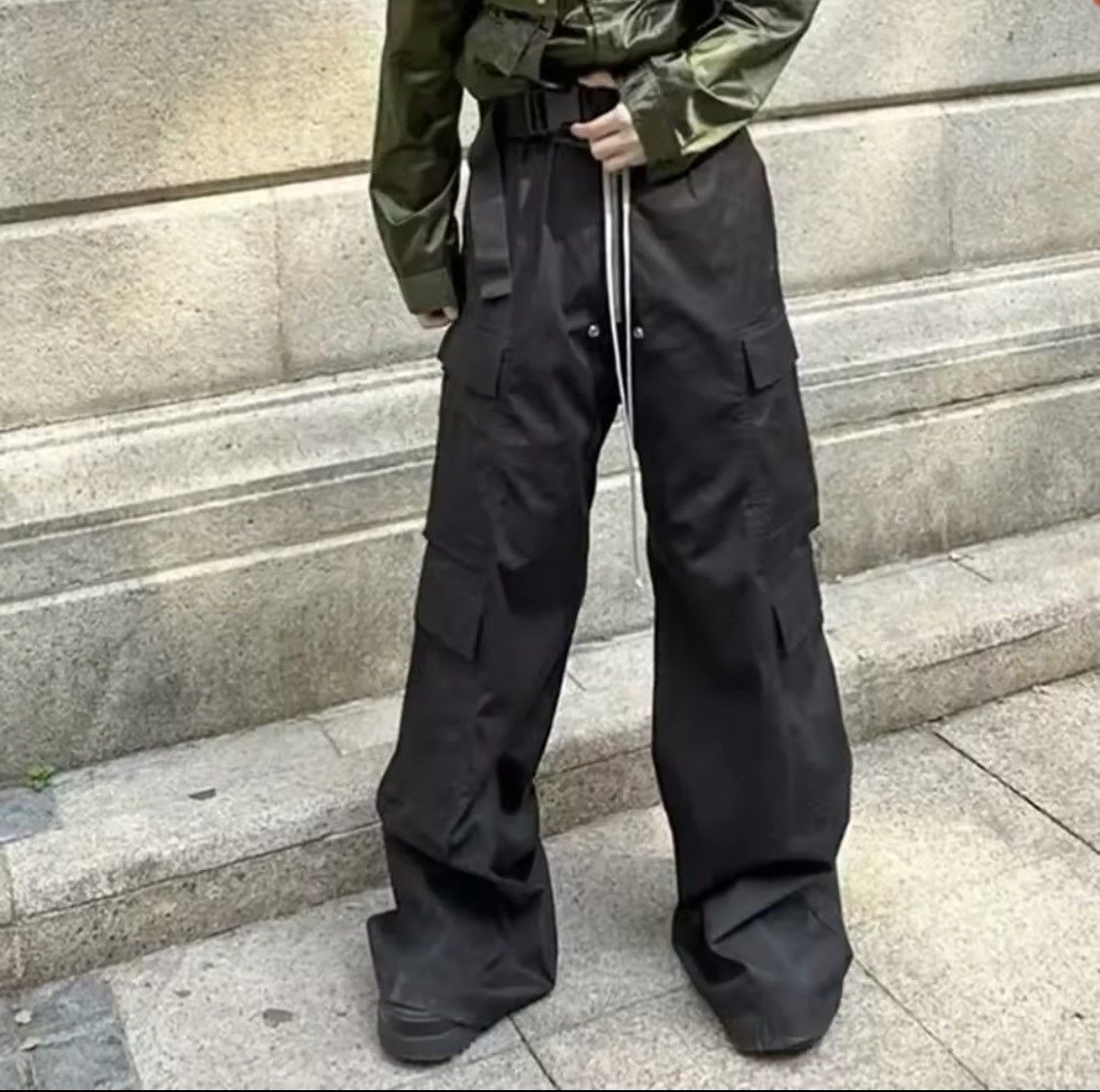 Japanese Brand × Vintage Japanese Streetwear Baggy Pants Size US 32 / EU 48 - 4 Thumbnail